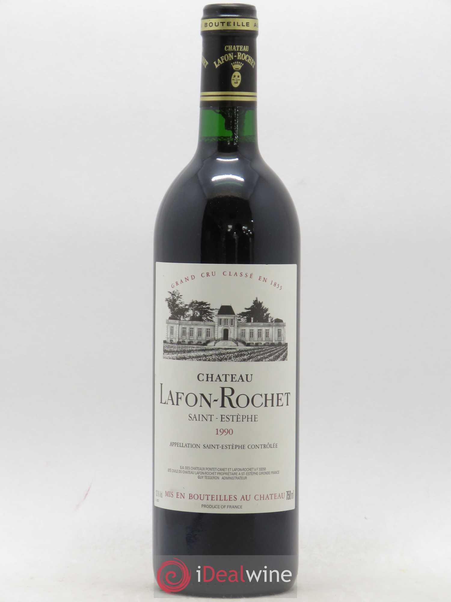 Château Lafon Rochet 4ème Grand Cru Classé 1990 - Lot de 1 bouteille - 0