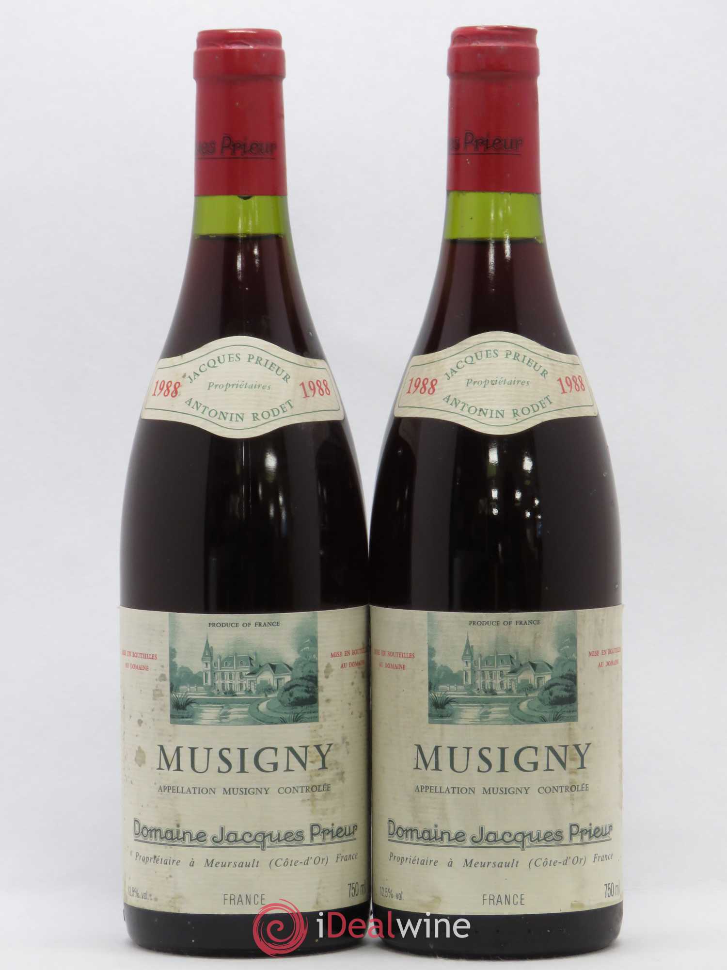 Musigny Grand Cru Jacques Prieur (Domaine) 1988 - Lot de 2 bouteilles - 0