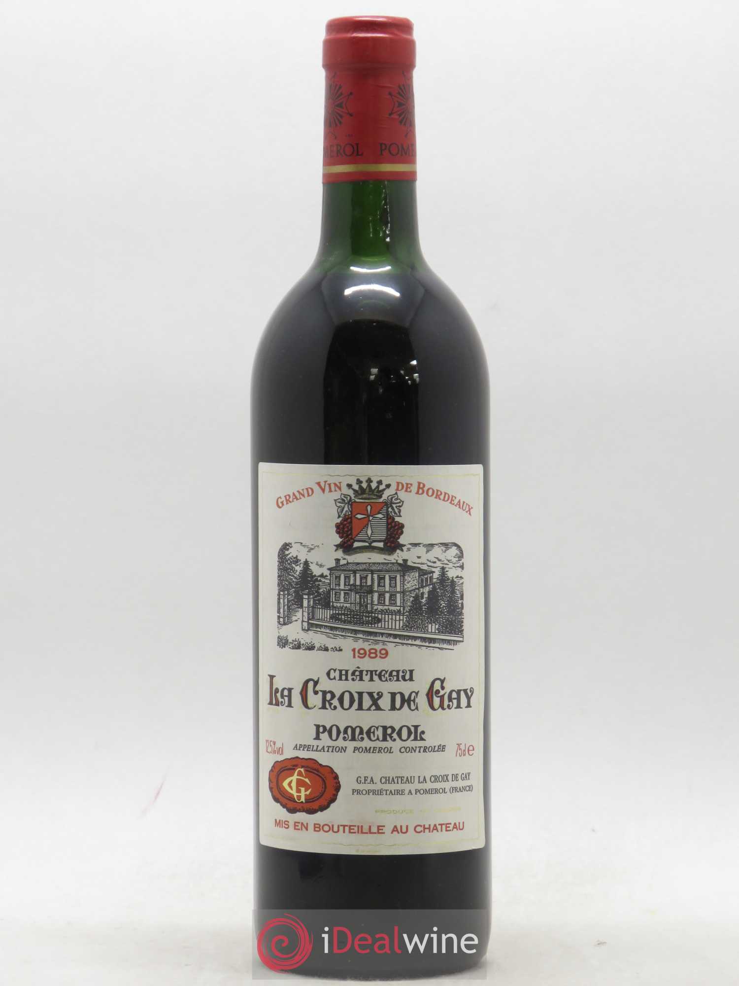 Château la Croix de Gay 1989 - Lot de 1 bouteille - 0