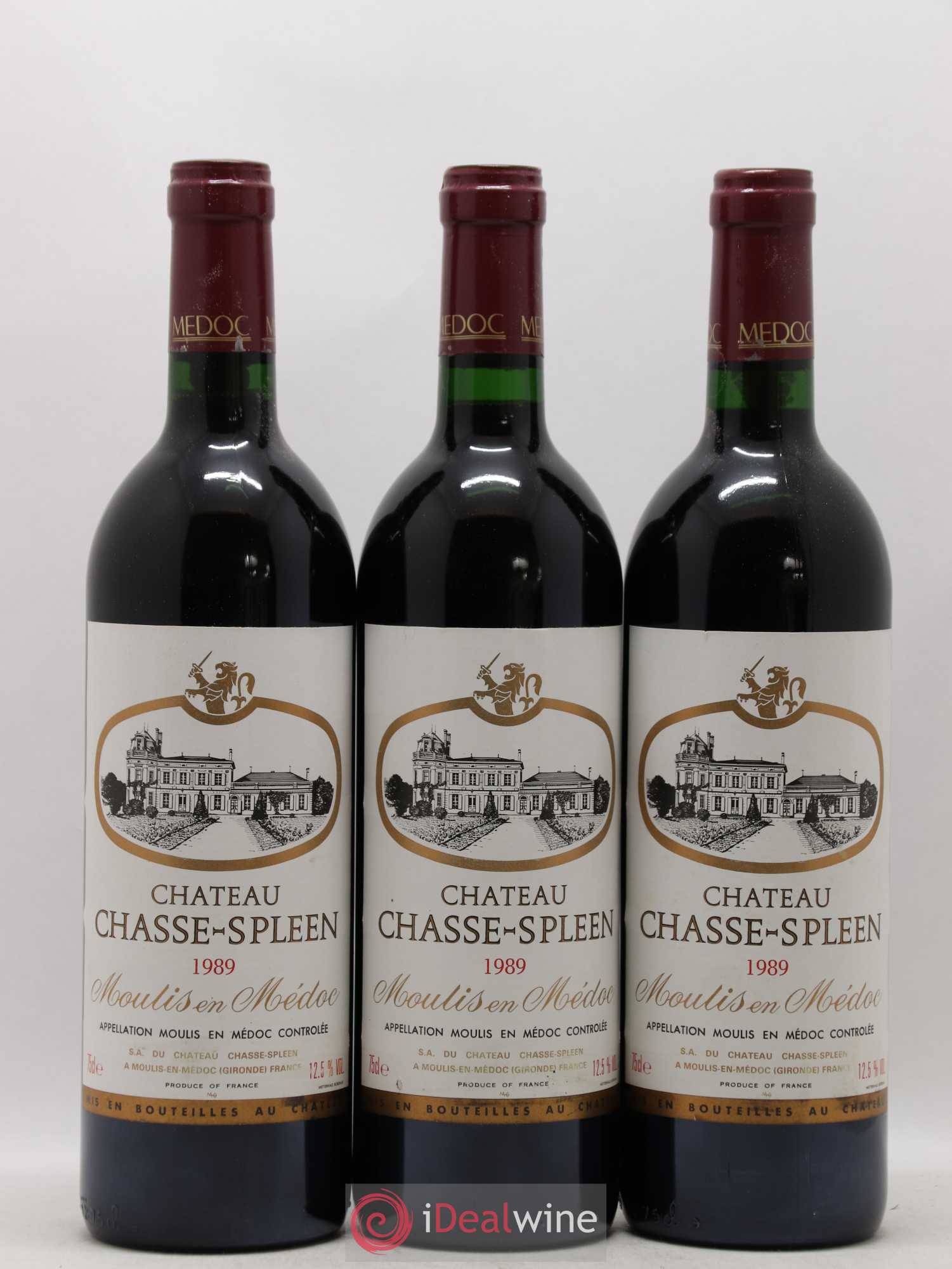 Château Chasse Spleen 1989 - Lot de 6 bouteilles - 2