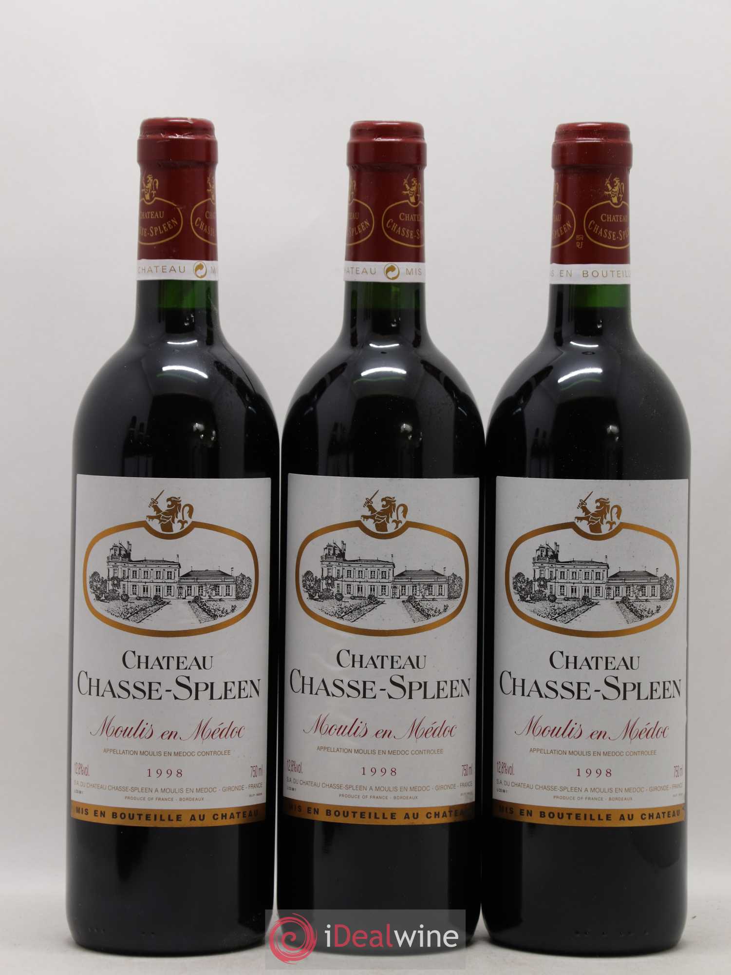 Château Chasse Spleen 1998 - Lot de 6 bouteilles - 1