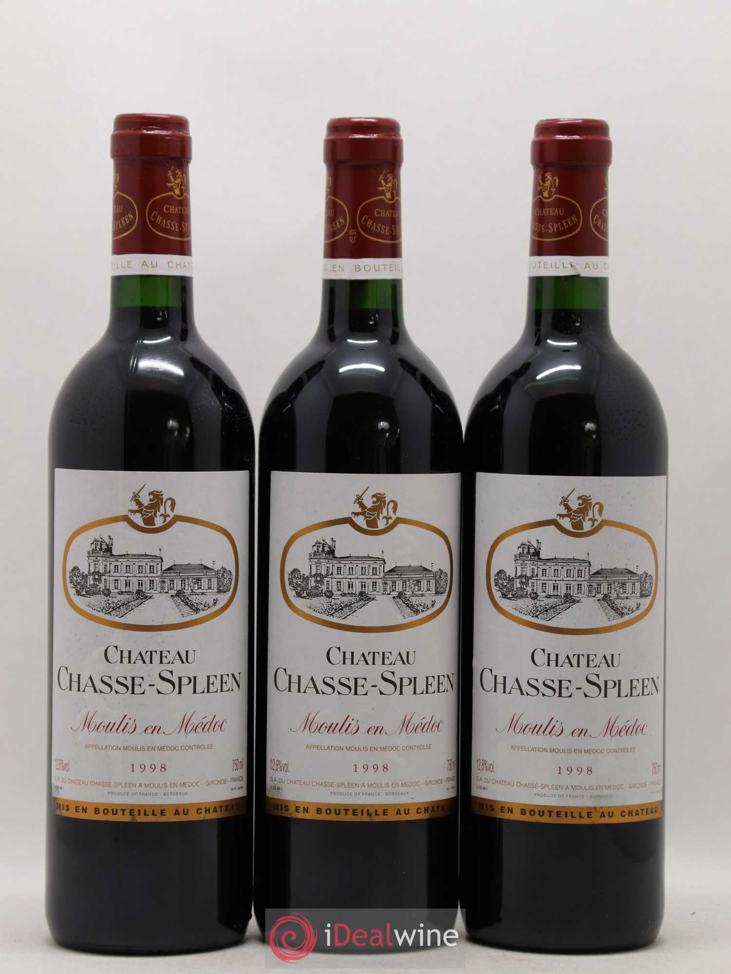 Château Chasse Spleen 1998 - Lot de 6 bouteilles - 2