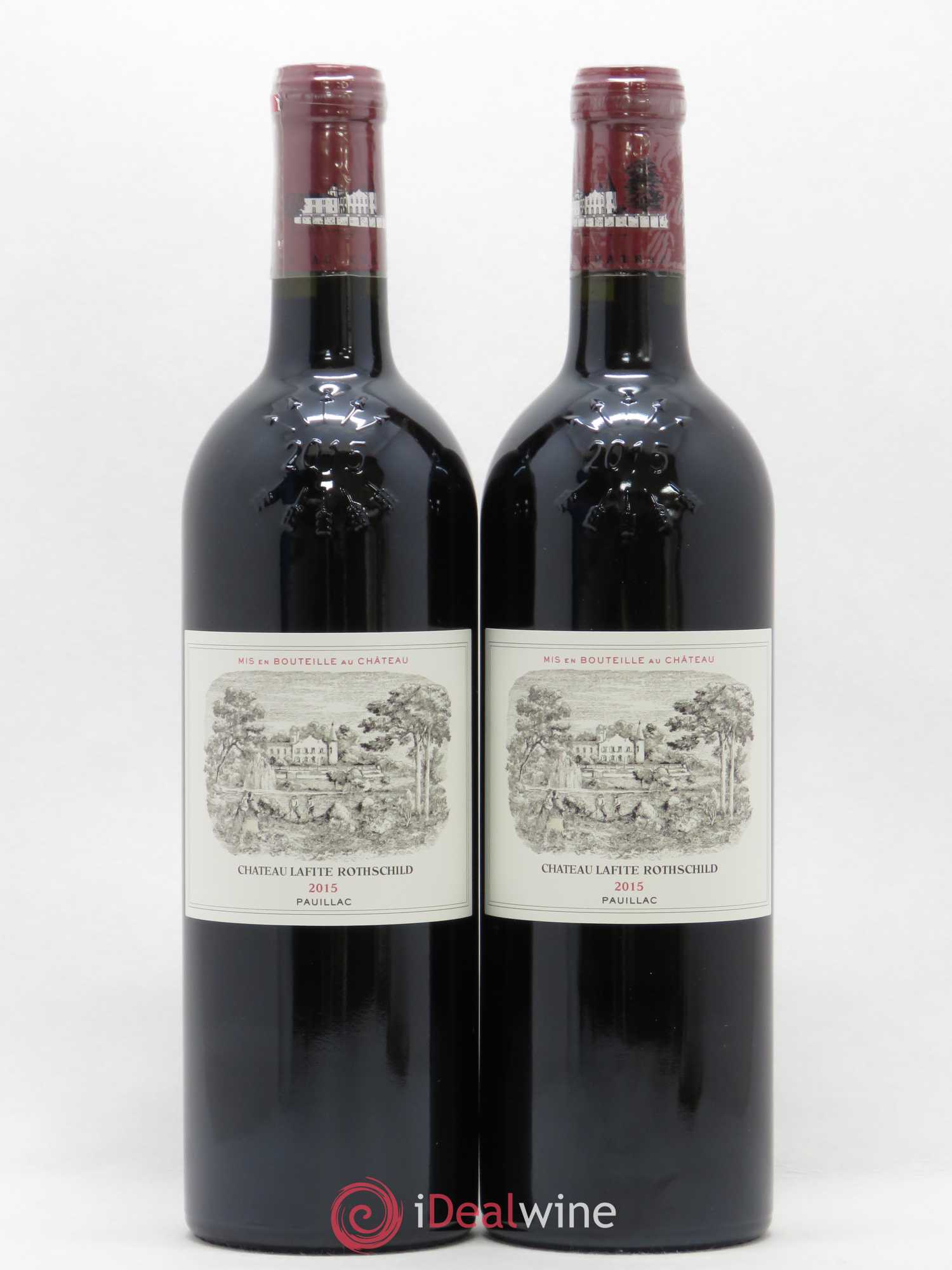 Château Lafite Rothschild 1er Grand Cru Classé 2015 - Lot de 2 bouteilles - 0