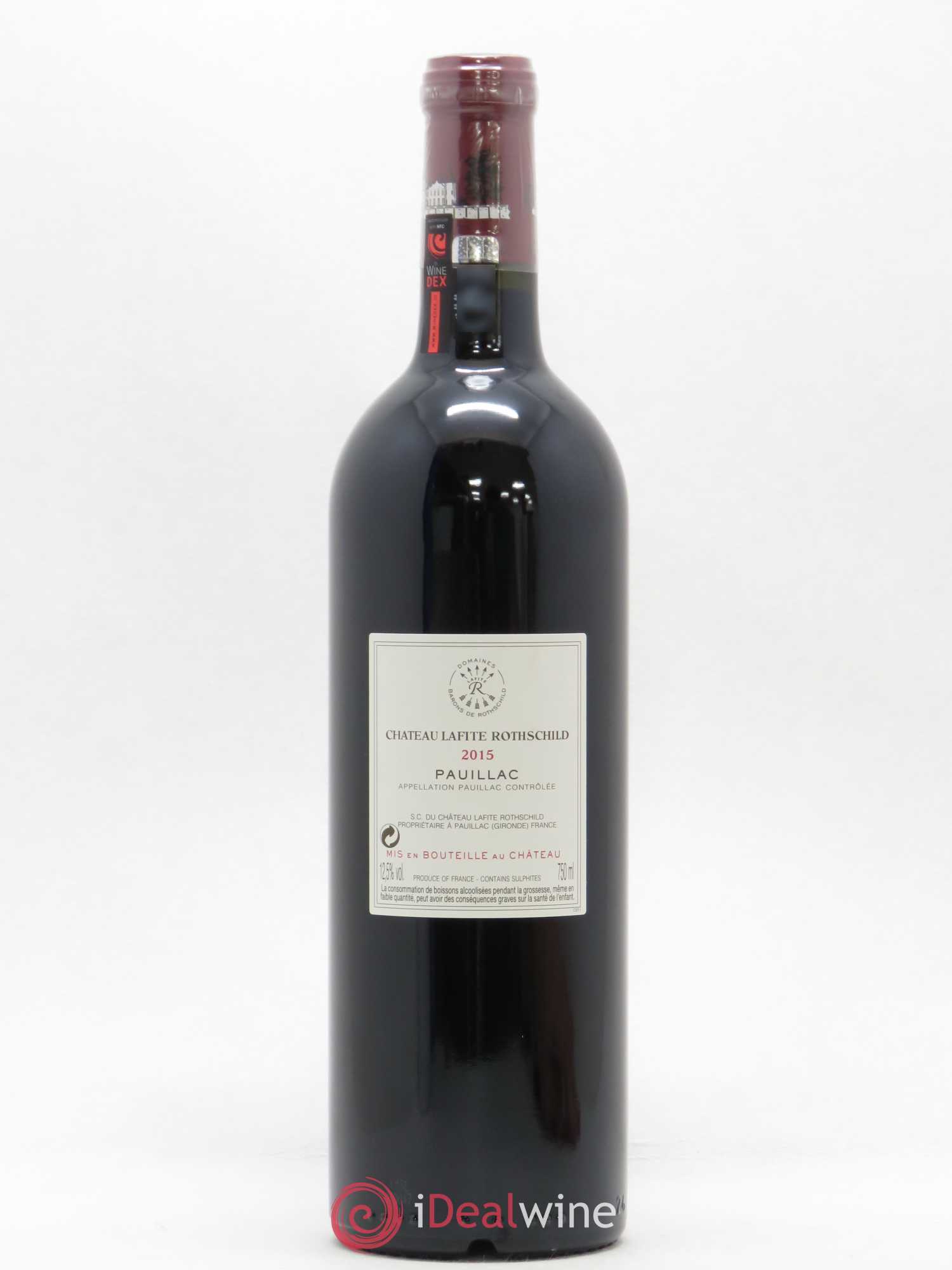 Château Lafite Rothschild 1er Grand Cru Classé 2015 - Lot de 1 bouteille - 1