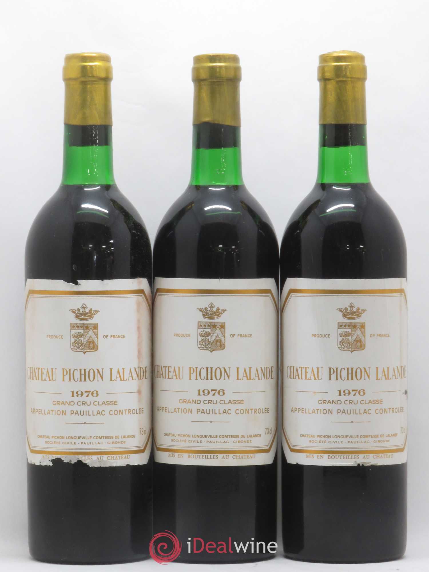 Château Pichon Longueville Comtesse de Lalande 2ème Grand Cru Classé 1976 - Lot de 12 bouteilles - 4