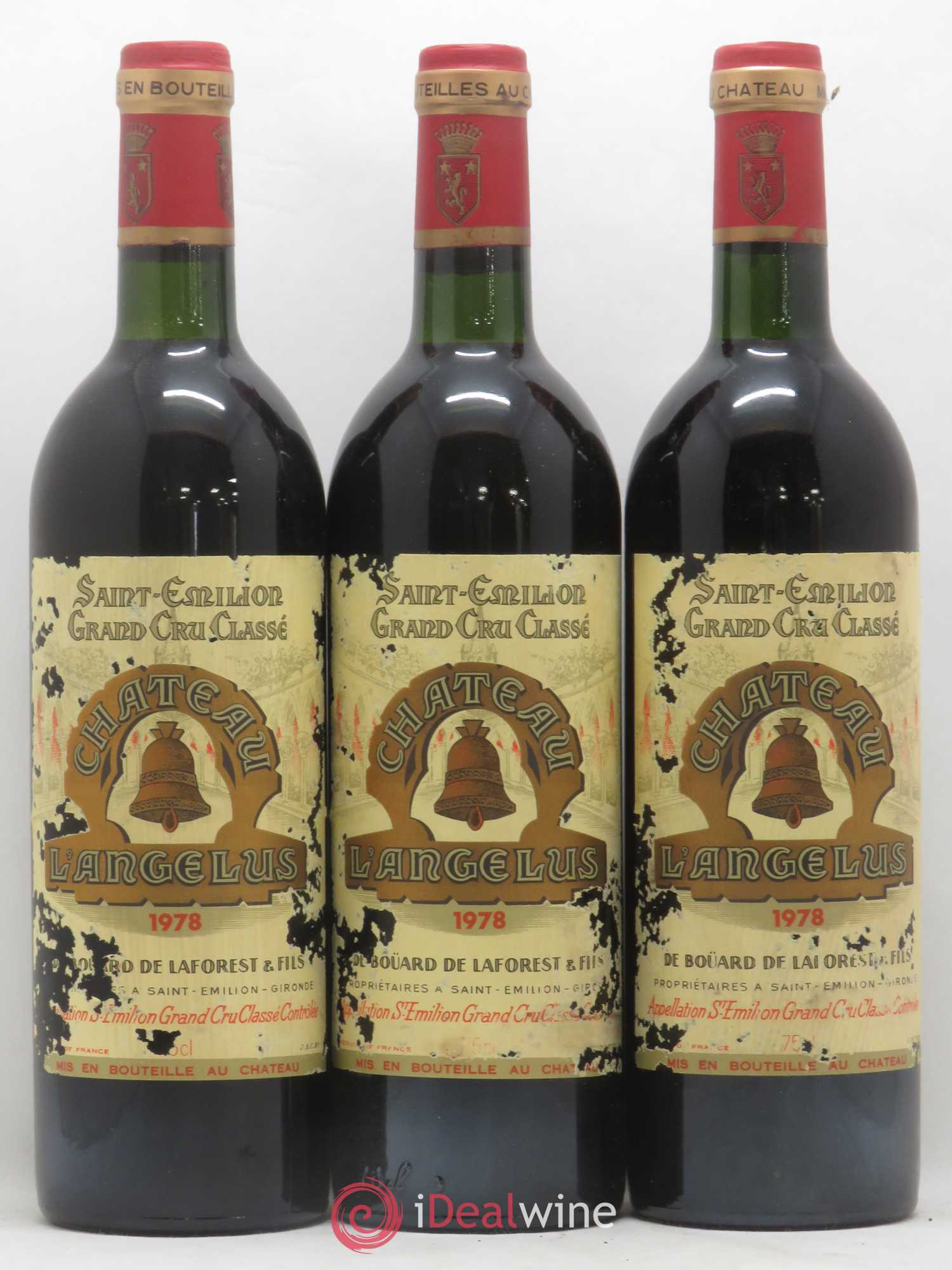 Château Angélus 1er Grand Cru Classé A 1978 - Lot de 6 bouteilles - 2