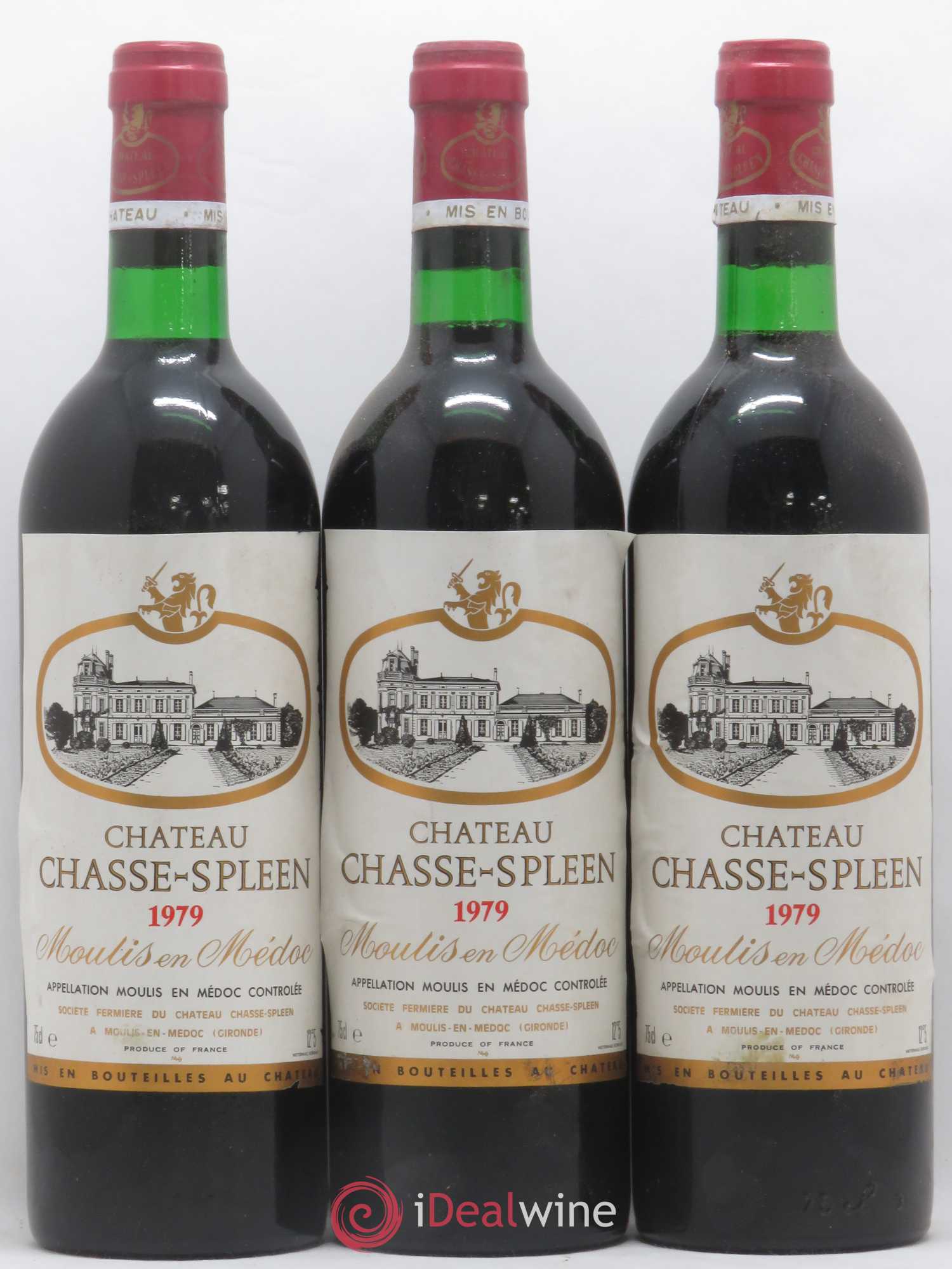 Château Chasse Spleen 1979 - Lot de 12 bouteilles - 1