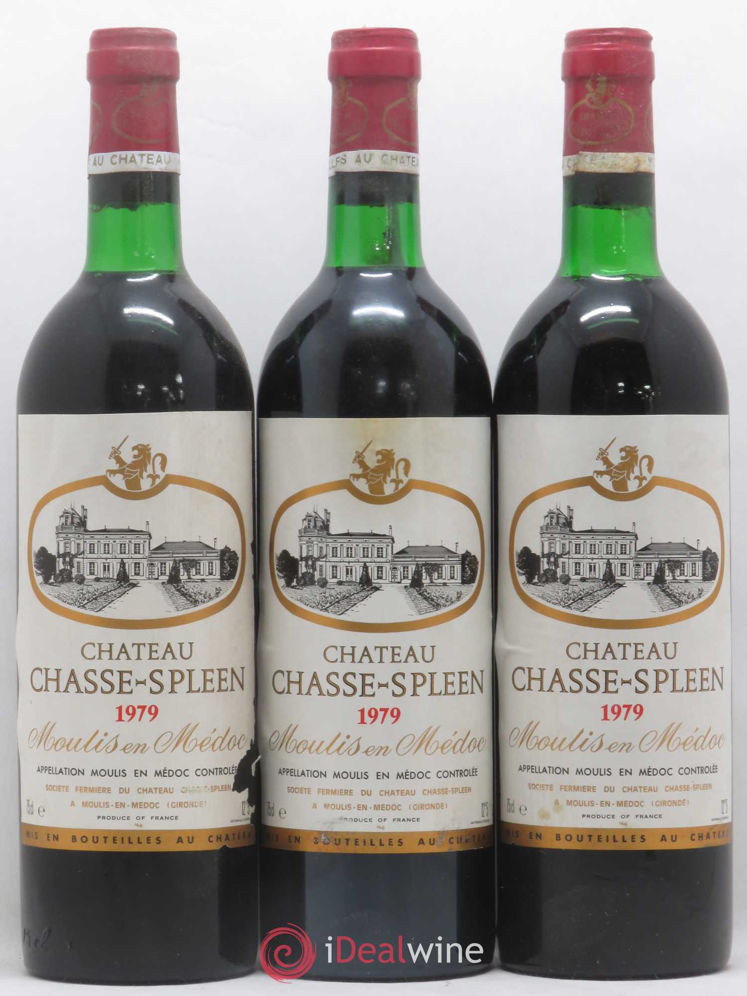 Château Chasse Spleen 1979 - Lot de 12 bouteilles - 2