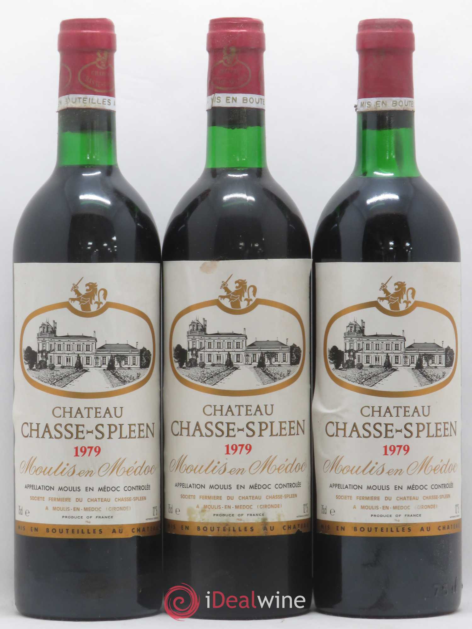 Château Chasse Spleen 1979 - Lot de 12 bouteilles - 3