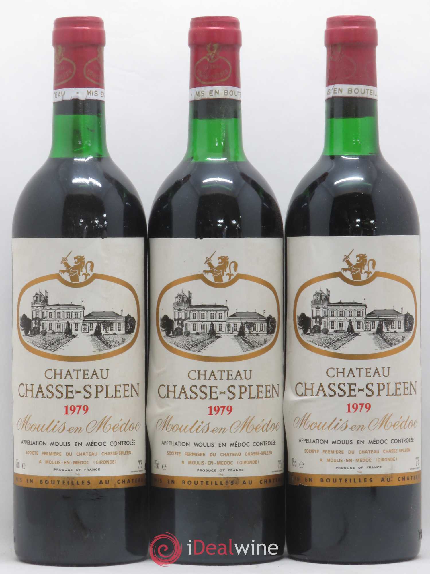 Château Chasse Spleen 1979 - Lot de 12 bouteilles - 4
