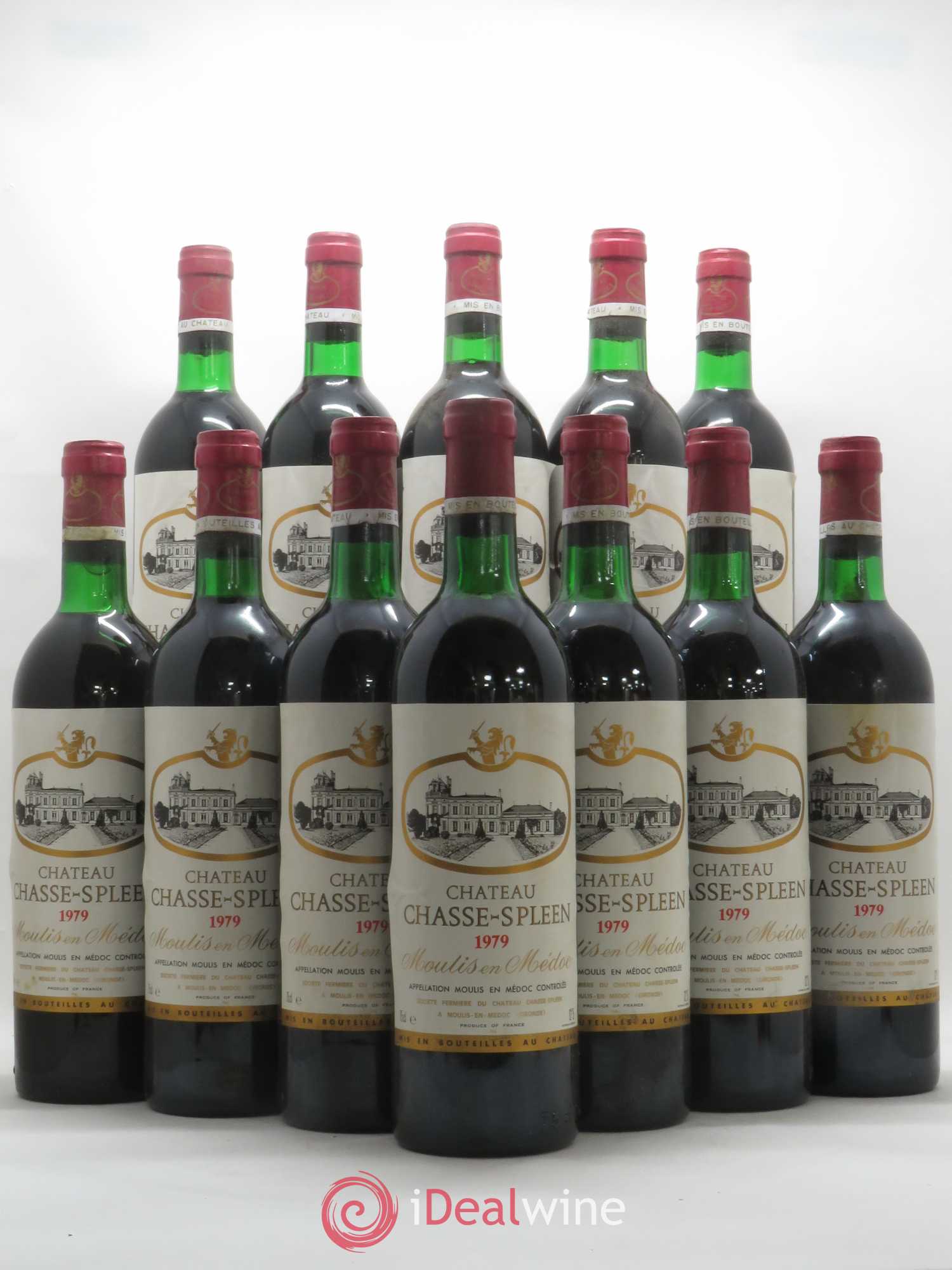 Château Chasse Spleen 1979 - Lot de 12 bouteilles - 0
