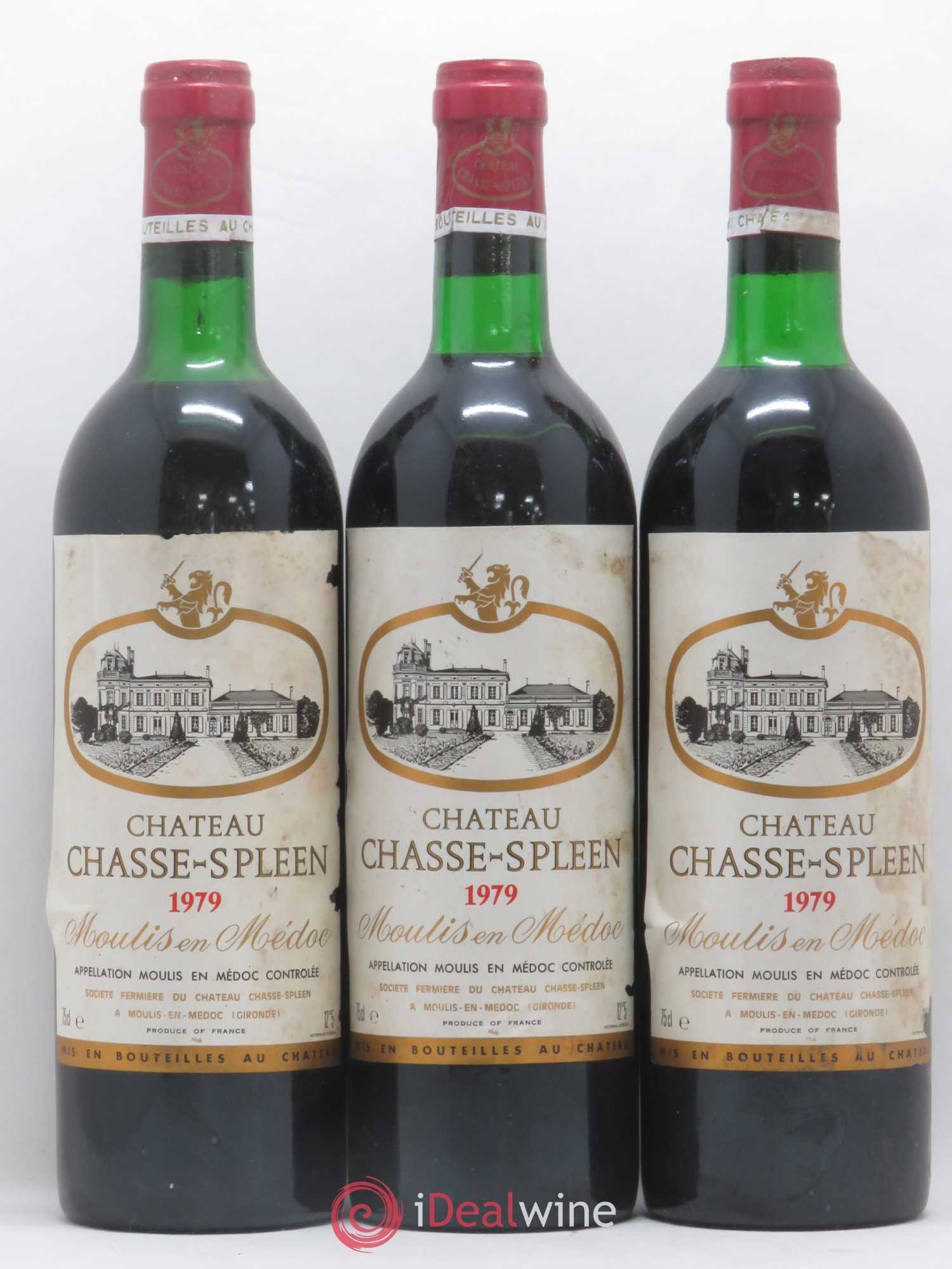 Château Chasse Spleen 1979 - Lot de 6 bouteilles - 2