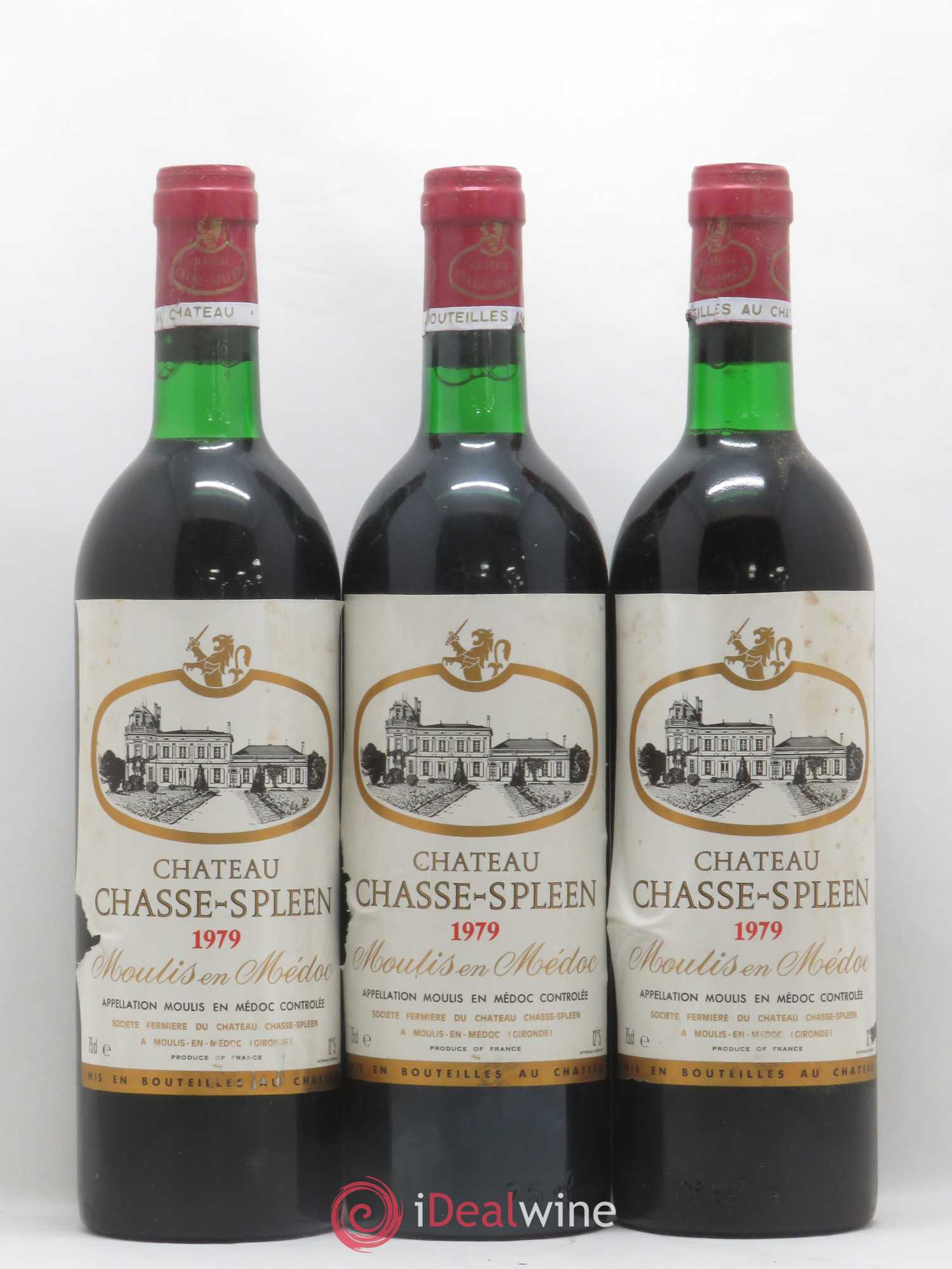Château Chasse Spleen 1979 - Lot de 6 bouteilles - 2