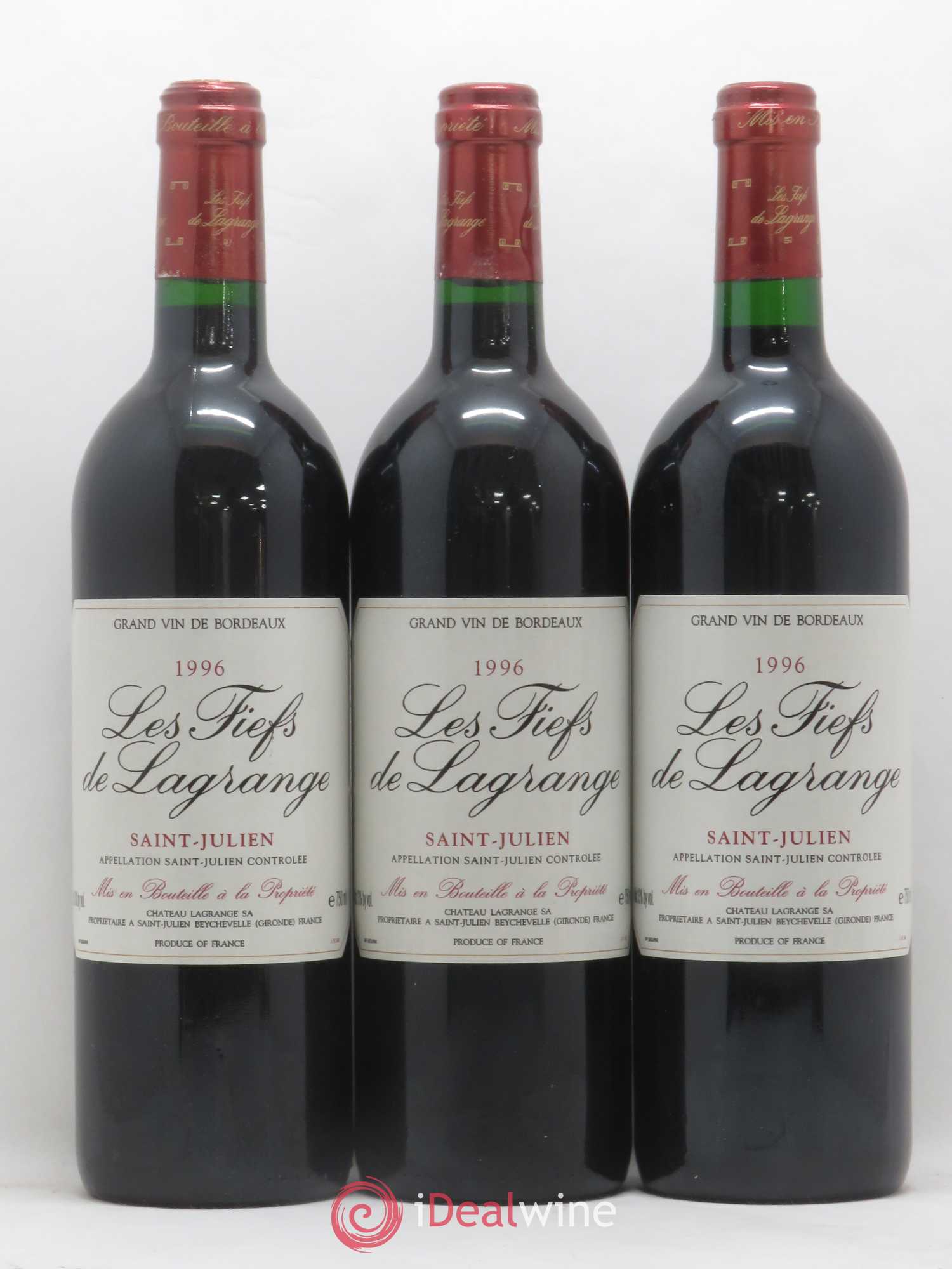 Les Fiefs de Lagrange Second Vin 1996 - Lot de 12 bouteilles - 3