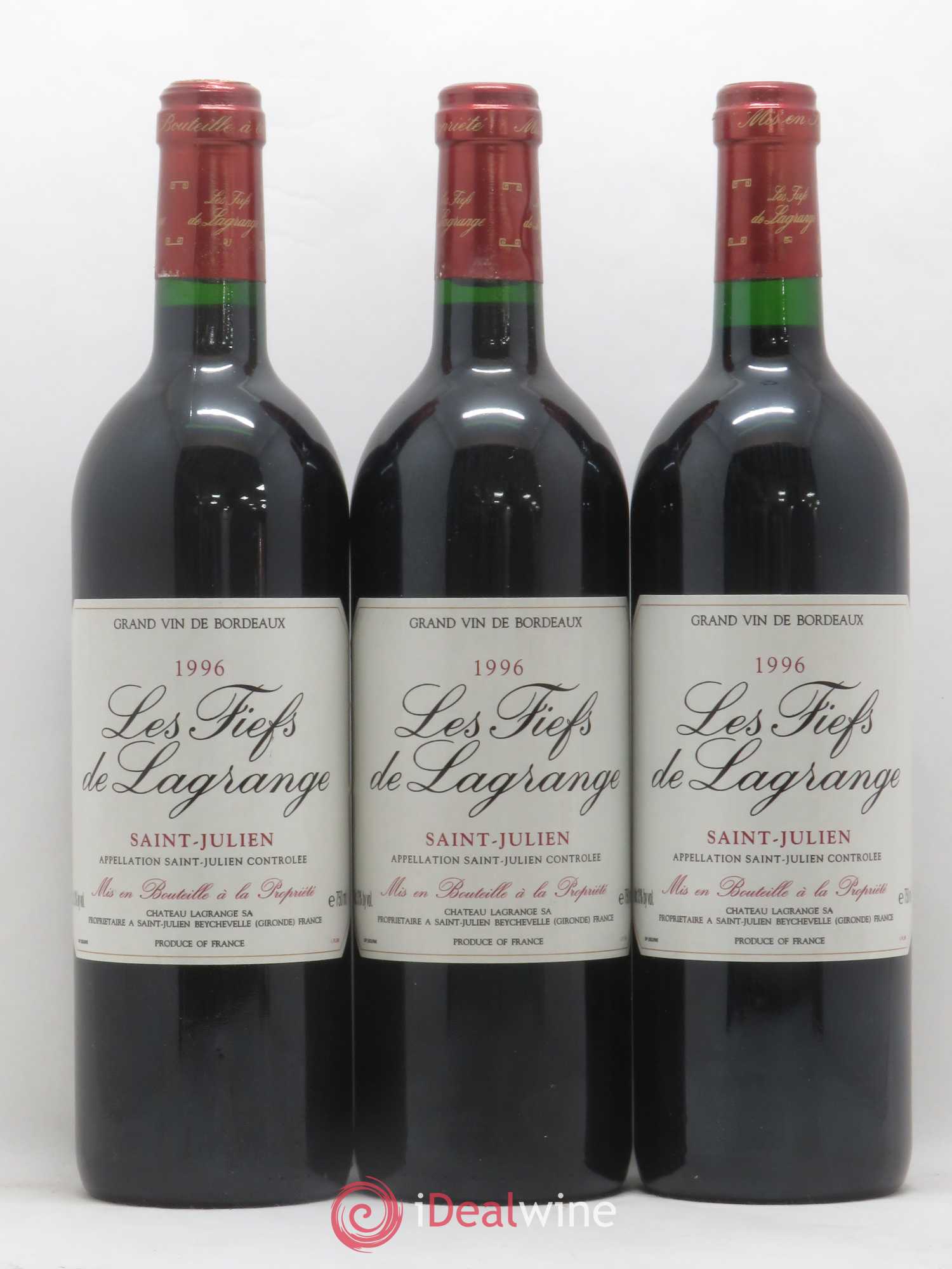 Les Fiefs de Lagrange Second Vin 1996 - Lot de 12 bouteilles - 4