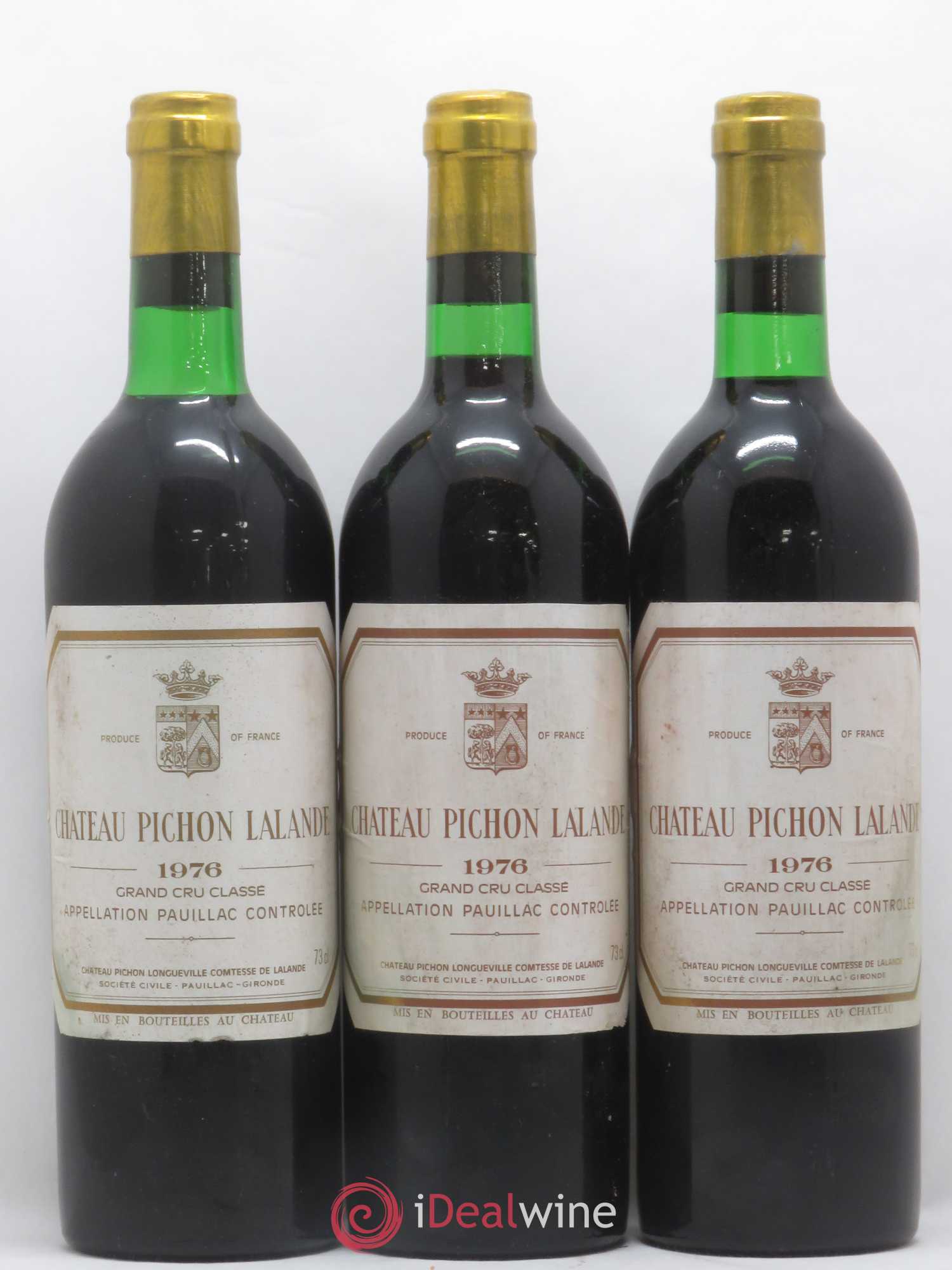 Château Pichon Longueville Comtesse de Lalande 2ème Grand Cru Classé 1976 - Lot de 12 bouteilles - 4