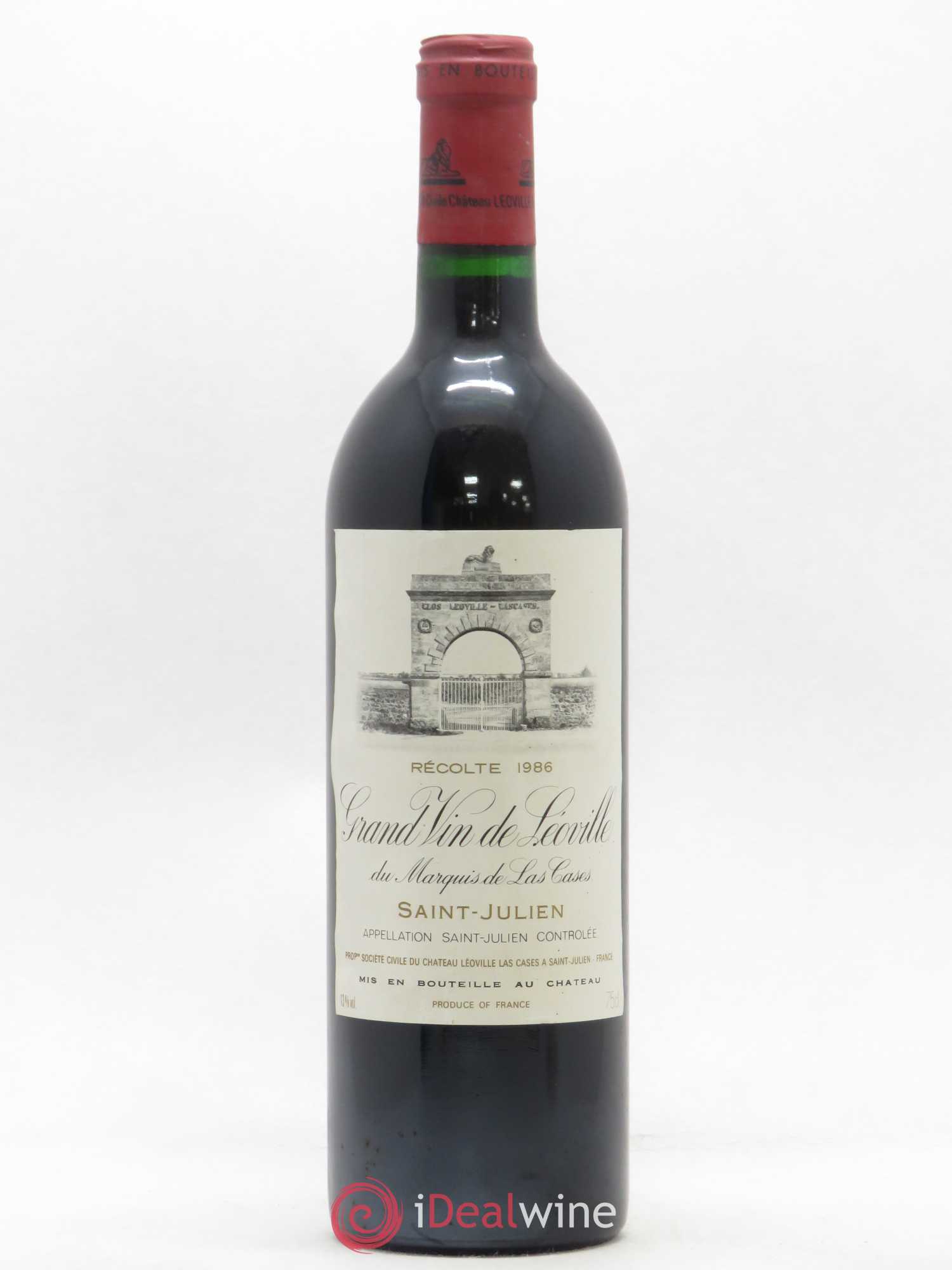 Château Léoville Las Cases 2ème Grand Cru Classé 1986 - Lot de 1 bouteille - 0