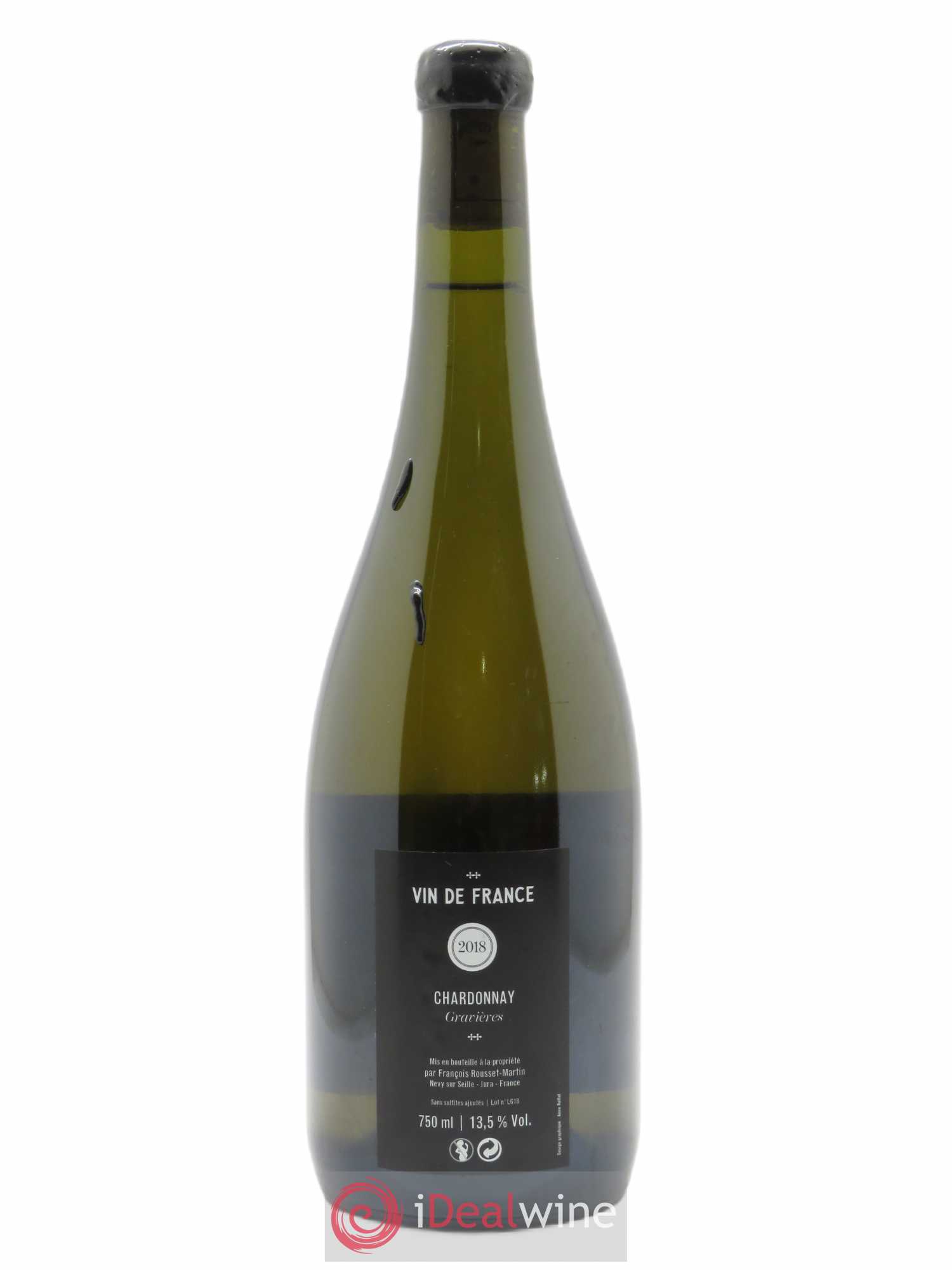 Vin de France Gravières François Rousset Martin 2018 - Lot of 1 bottle - 1