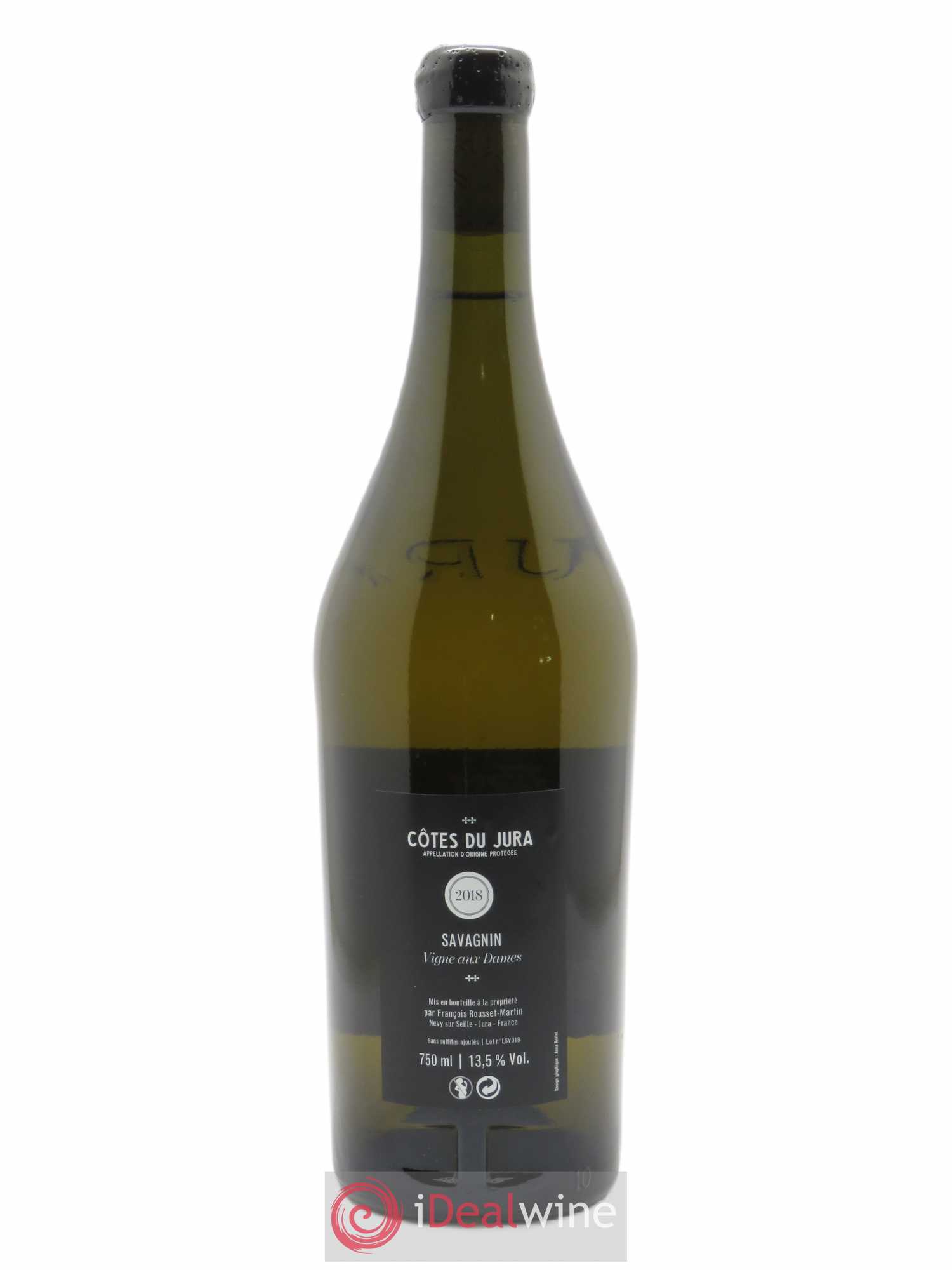 Côtes du Jura Vignes aux Dames François Rousset Martin 2018 - Lot de 1 bouteille - 1