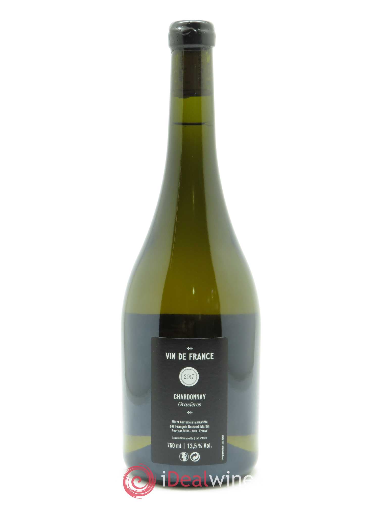 Vin de France Gravières François Rousset Martin 2017 - Lot de 1 bouteille - 1