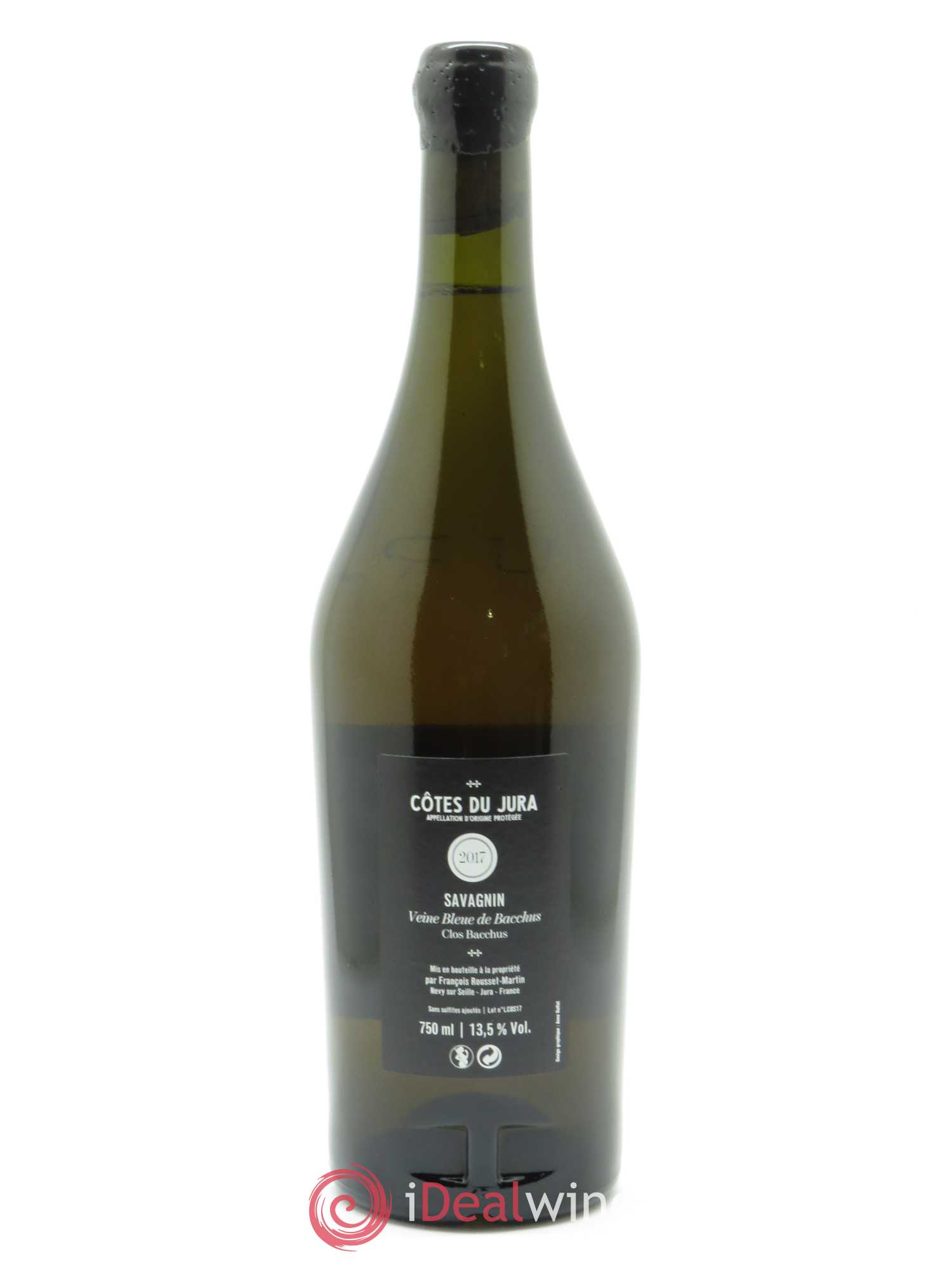 Côtes du Jura La Veine Bleue de Bacchus François Rousset Martin 2017 - Lot de 1 bouteille - 1