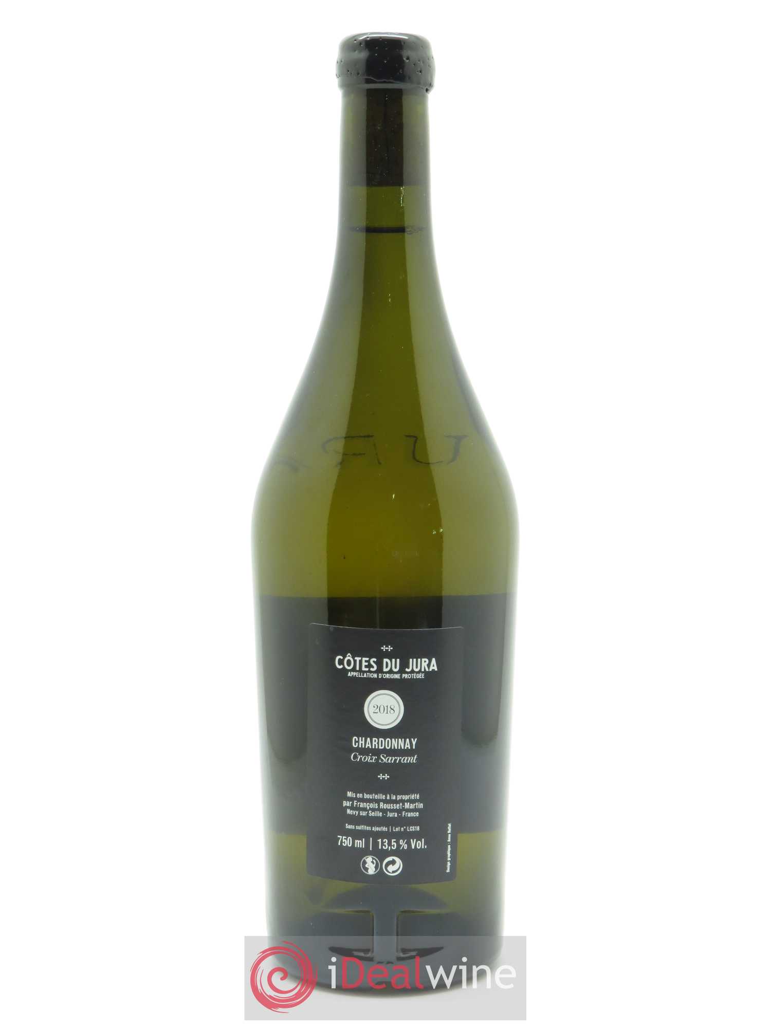 Côtes du Jura Chardonnay Croix Sarrant François Rousset Martin 2018 - Lot de 1 bouteille - 1