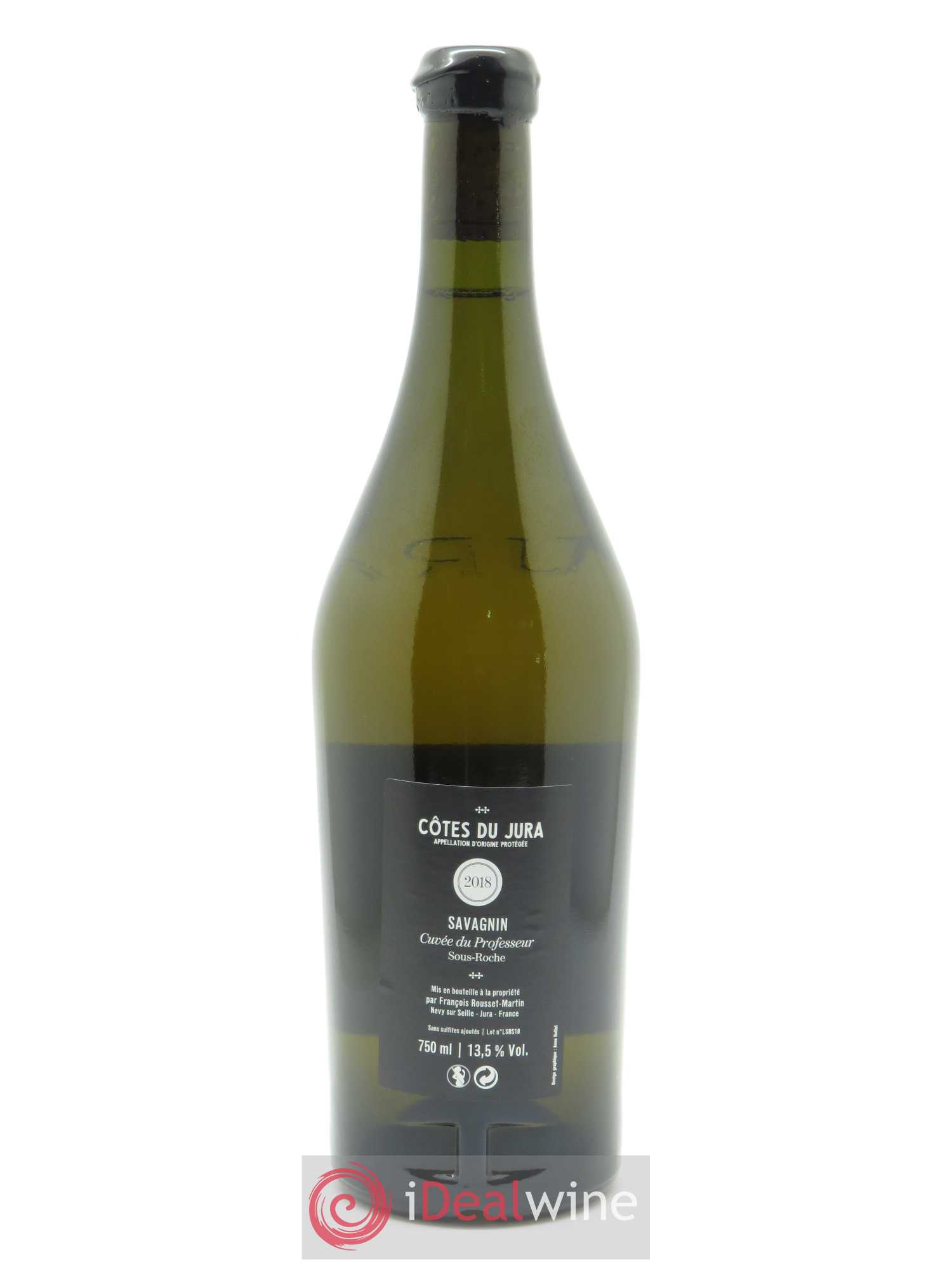 Côtes du Jura Savagnin Cuvée du Professeur François Rousset Martin 2018 - Lot de 1 bouteille - 1
