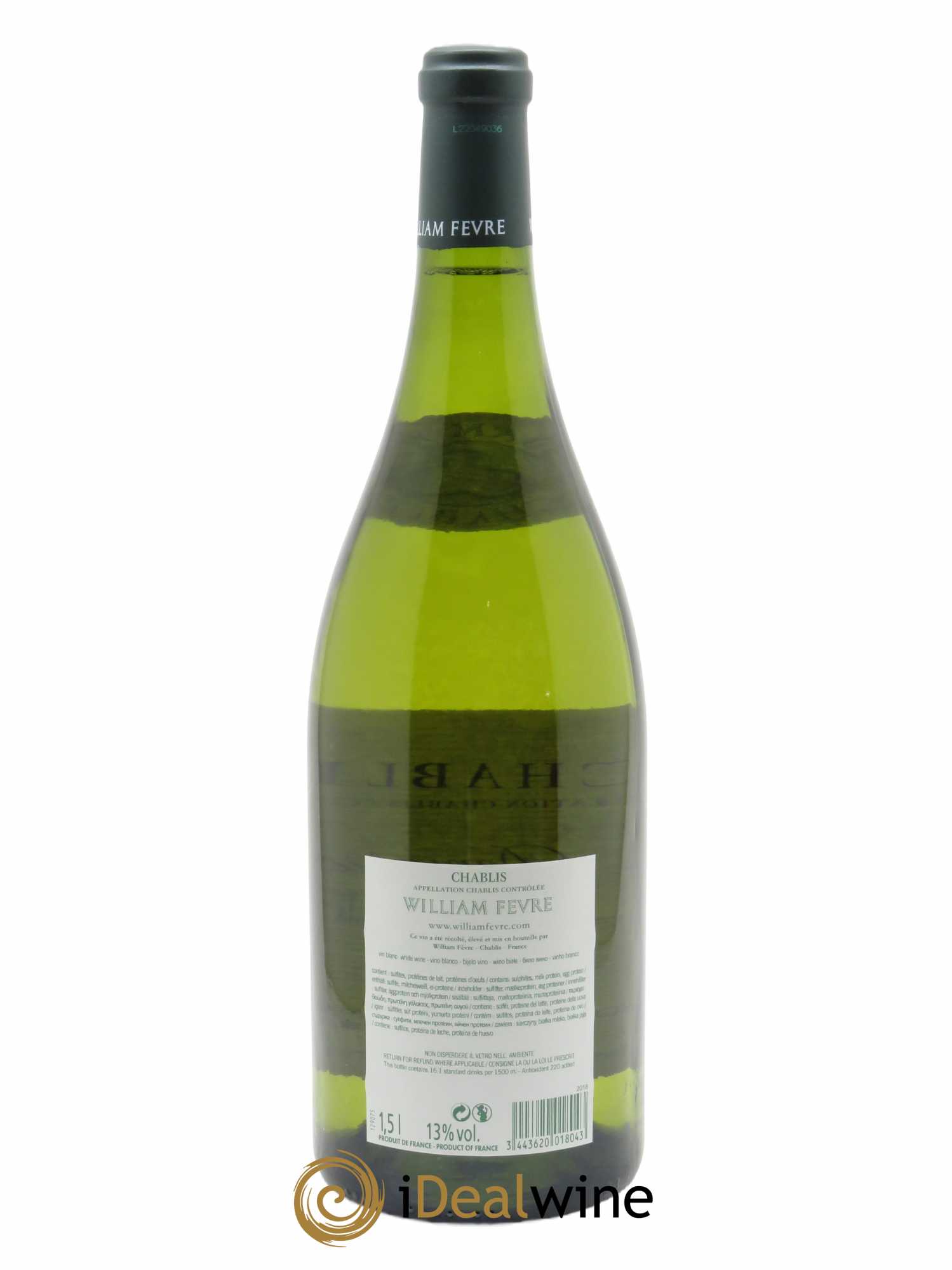 Chablis William Fèvre 2018 - Lot de 1 magnum - 1