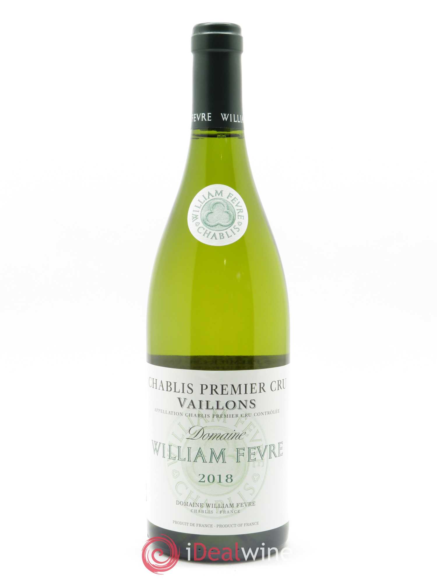 Chablis 1er Cru Vaillons William Fèvre 2018 - Lot de 1 bouteille - 0