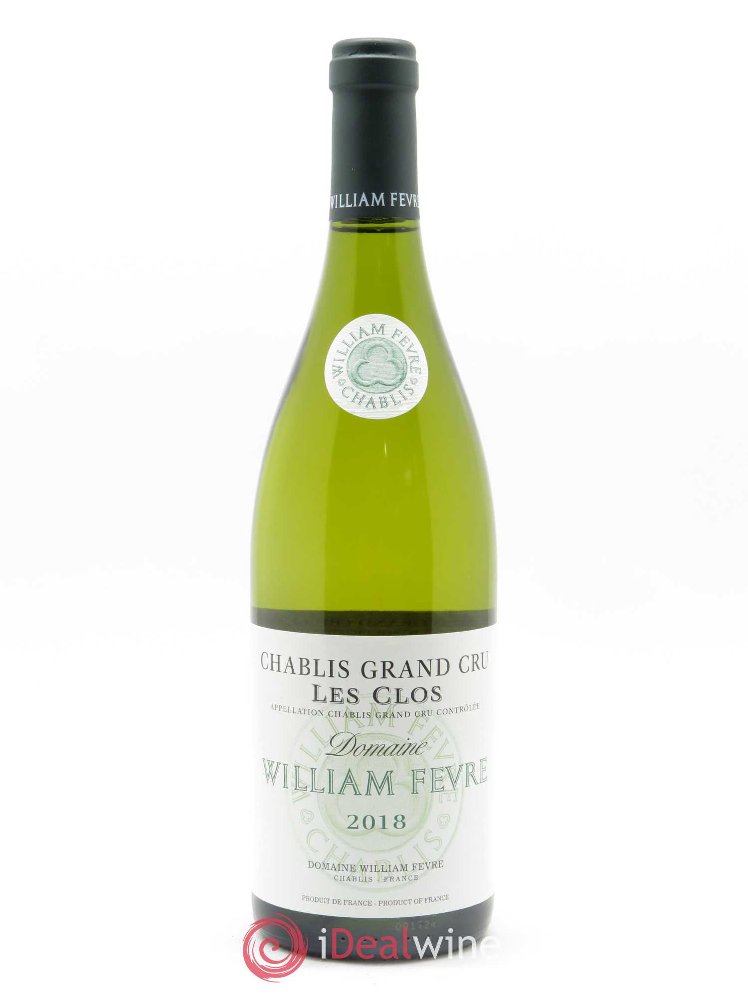 Chablis Grand Cru Les Clos William Fèvre 2018 - Lot de 1 bouteille - 0