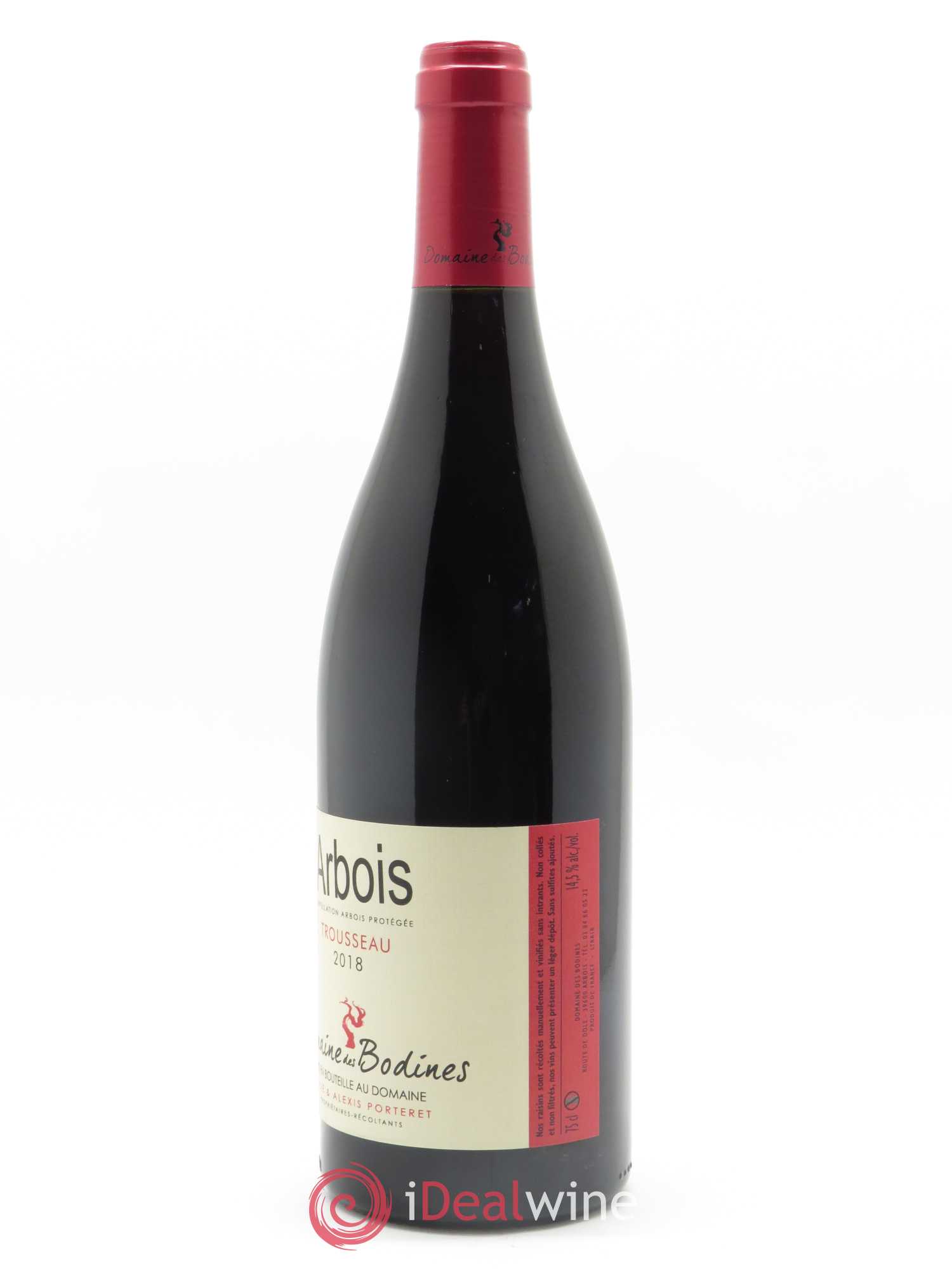 Arbois Trousseau Domaine des Bodines 2018 - Lot de 1 bouteille - 1