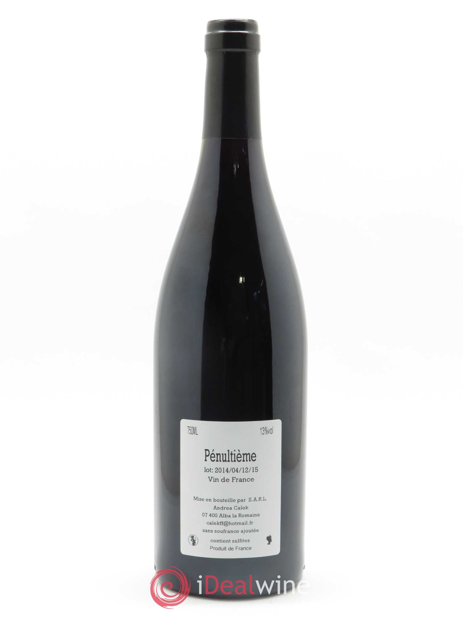 Vin de France Pénultième Andrea Calek 2014 - Lot of 1 bottle - 1