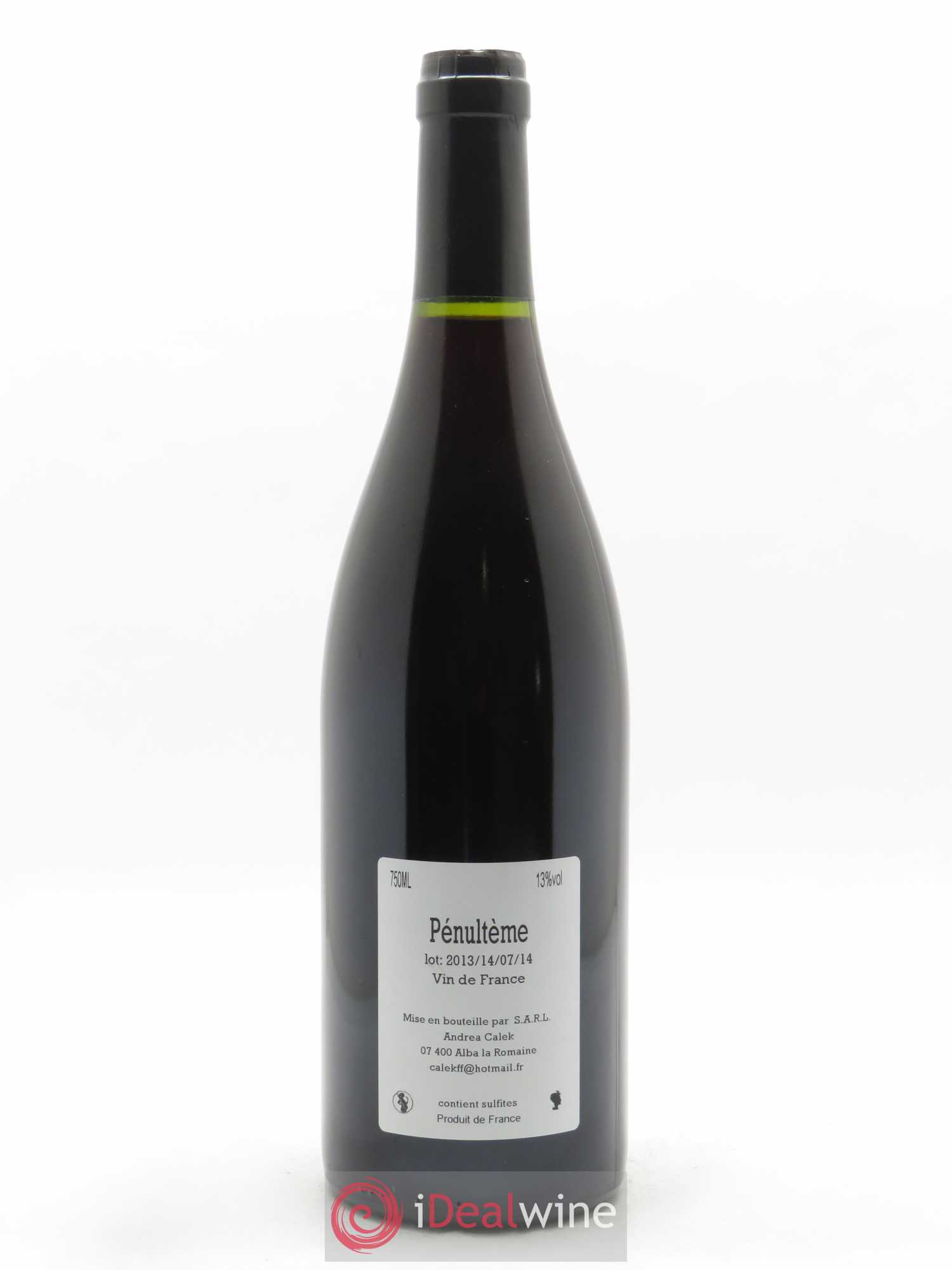 Vin de France Pénultième Andrea Calek 2013 - Lot of 1 bottle - 1