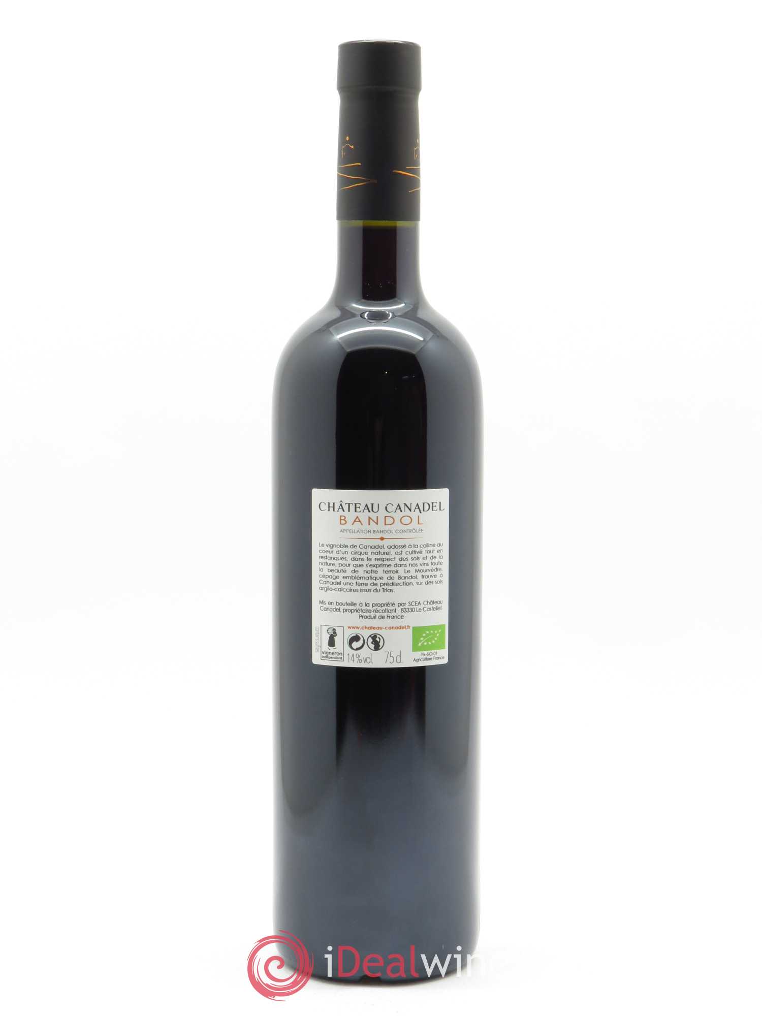 Bandol Château Canadel Jacques et Caroline de Chateauvieux 2018 - Lot de 1 bouteille - 1
