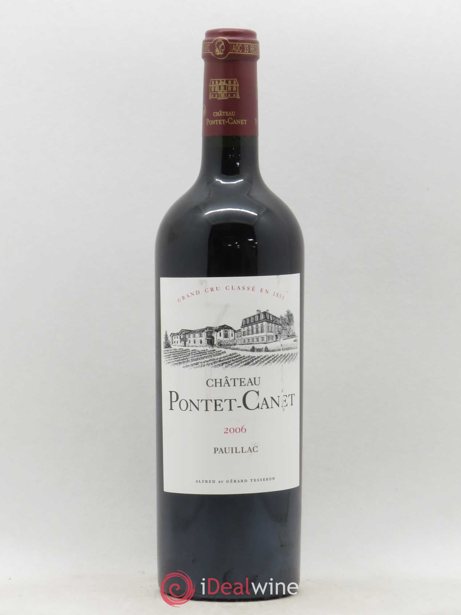 Château Pontet Canet 5ème Grand Cru Classé 2006 - Lot de 1 bouteille - 0