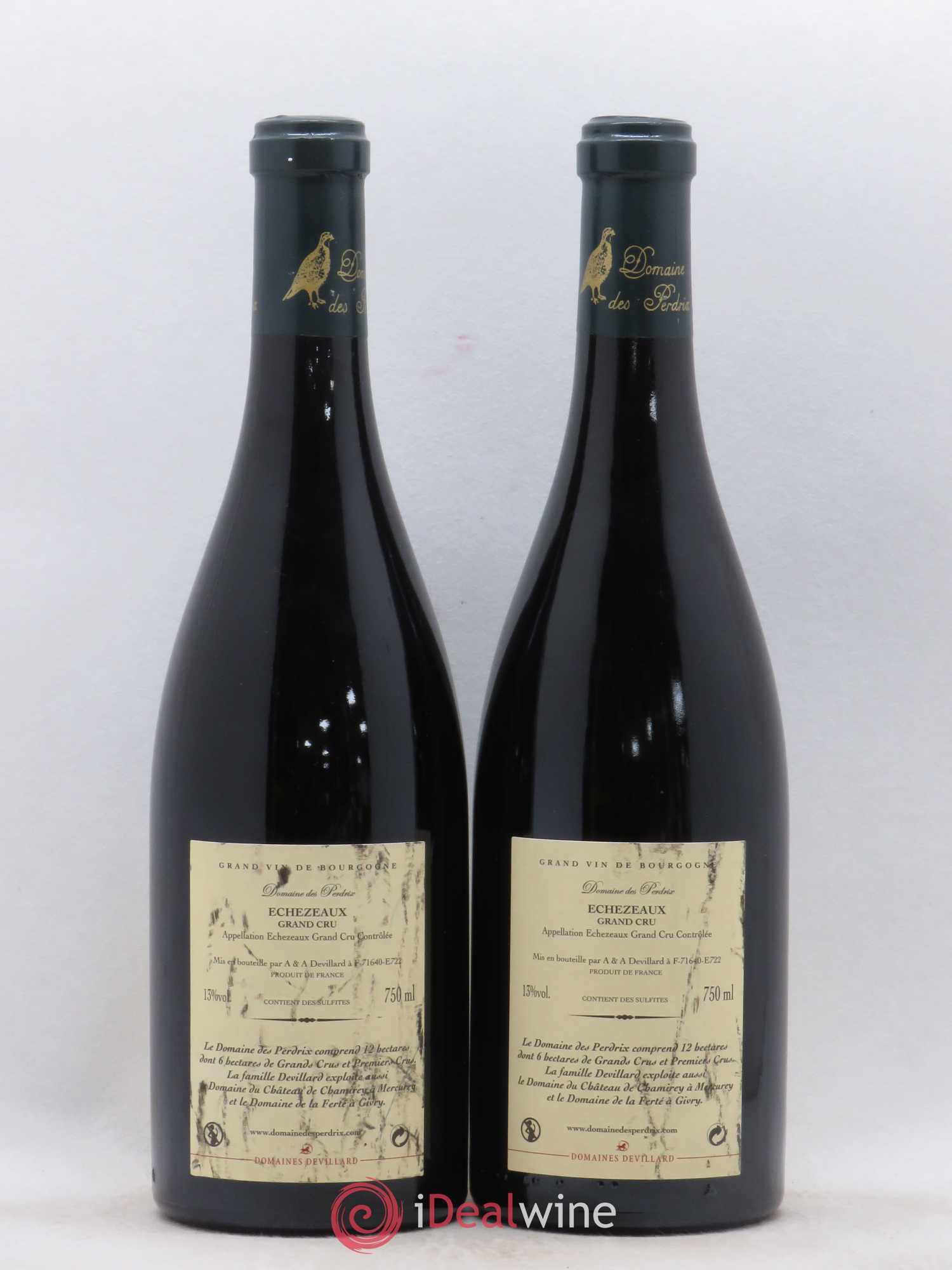 Echezeaux Grand Cru Perdrix (Domaine des) 2010 - Lot de 2 bouteilles - 1
