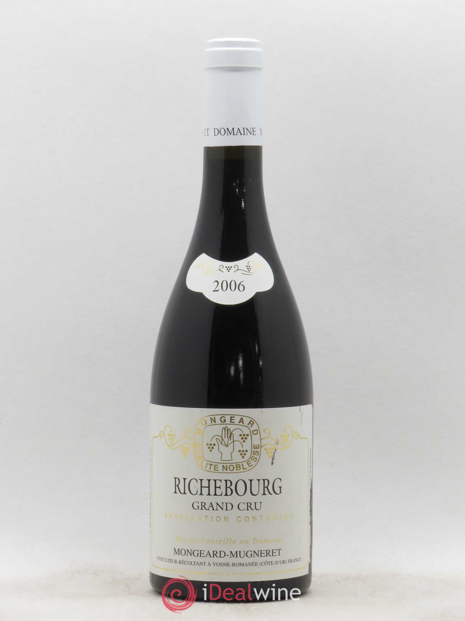 Richebourg Grand Cru Mongeard-Mugneret (Domaine) 2006 - Lot de 1 bouteille - 0