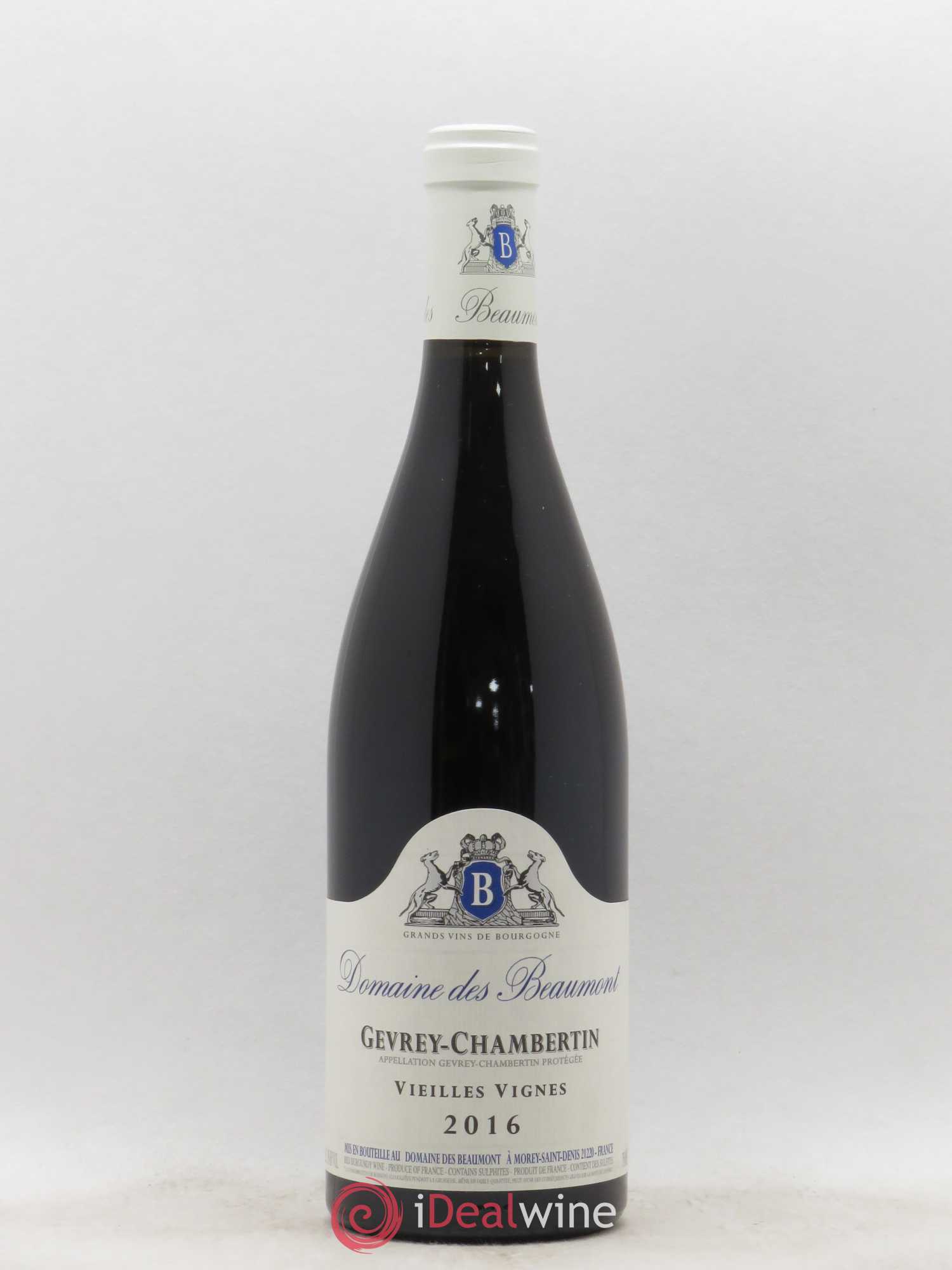 Gevrey-Chambertin Vieilles Vignes Domaine des Beaumont 2016 - Lot de 1 bouteille - 0