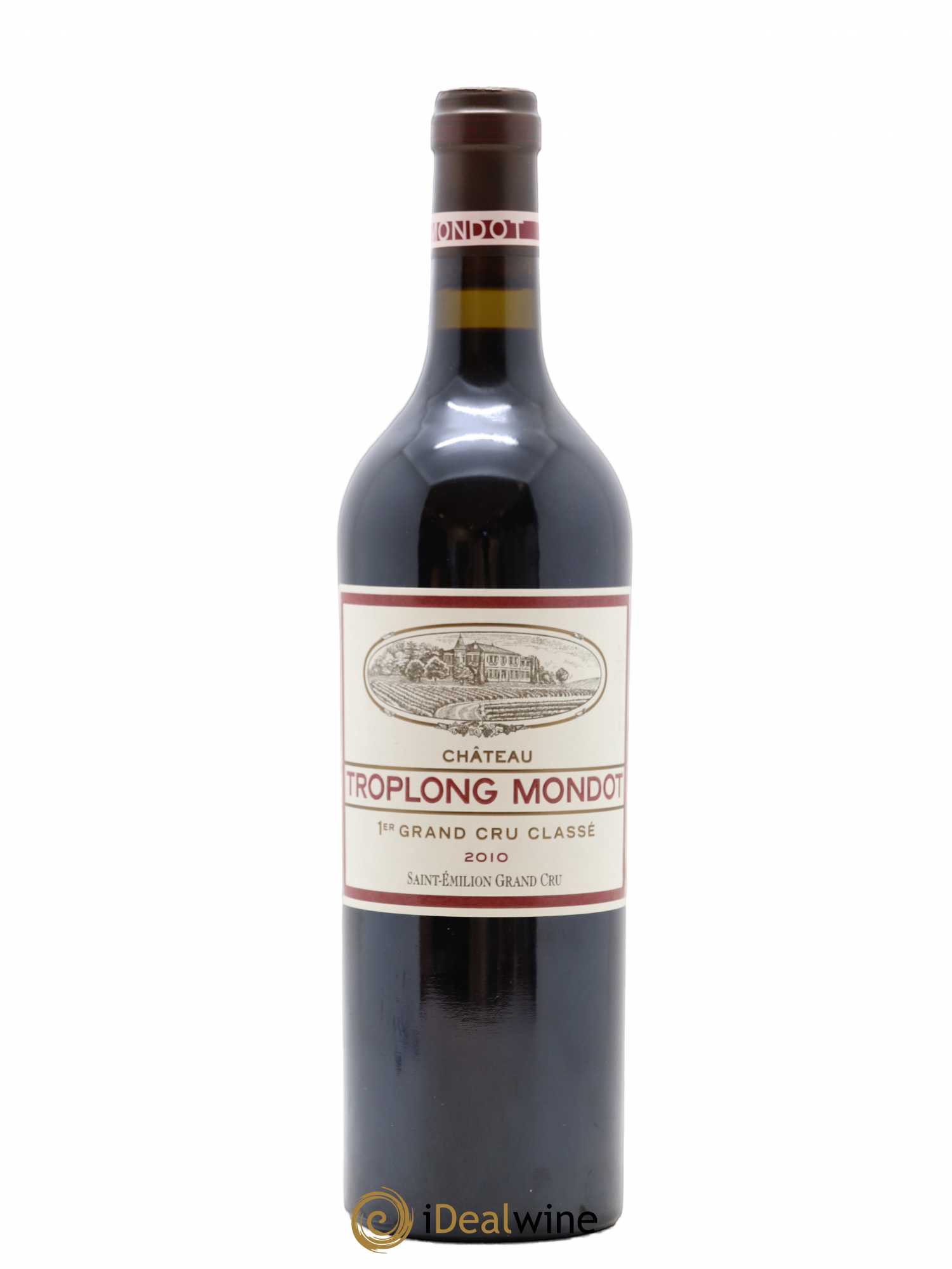 Château Troplong Mondot 1er Grand Cru Classé B 2010 - Lot de 1 bouteille - 0