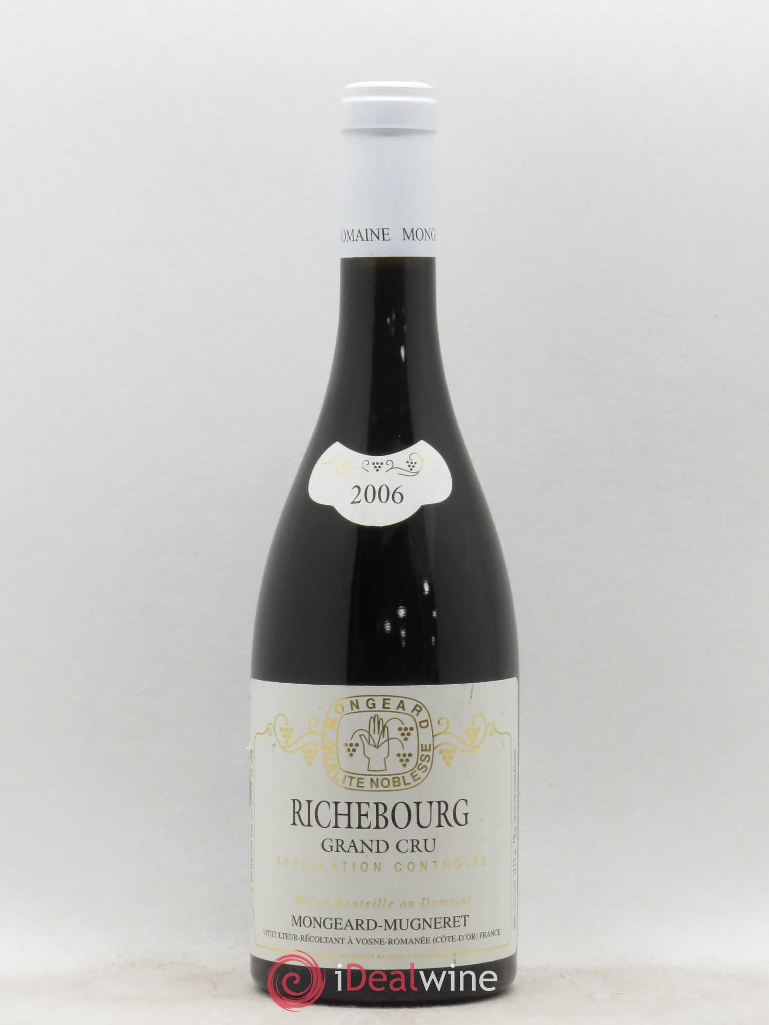 Richebourg Grand Cru Mongeard-Mugneret (Domaine) 2006 - Lot de 1 bouteille - 0