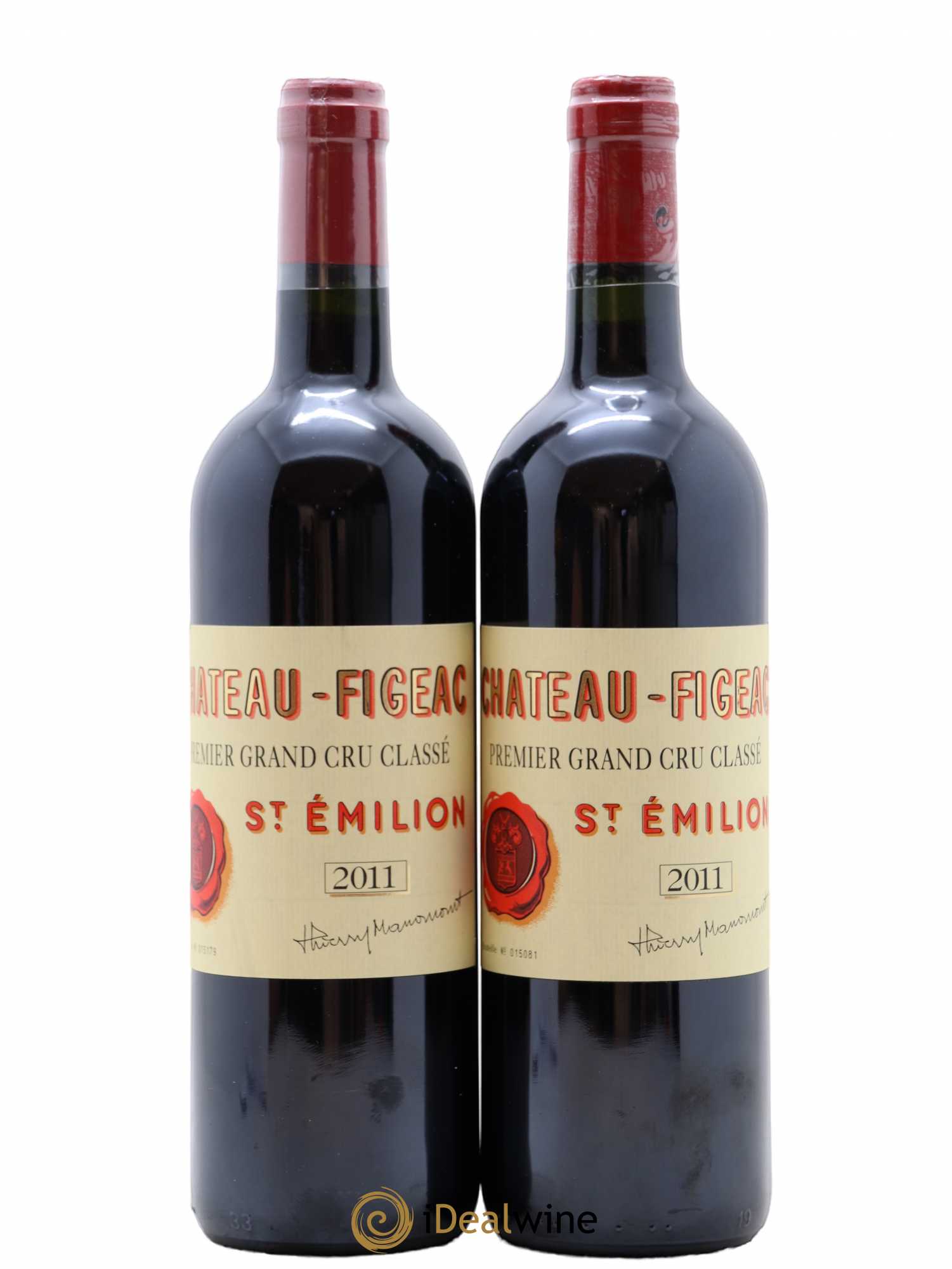 Château Figeac 1er Grand Cru Classé A 2011 - Lot de 2 bouteilles - 0