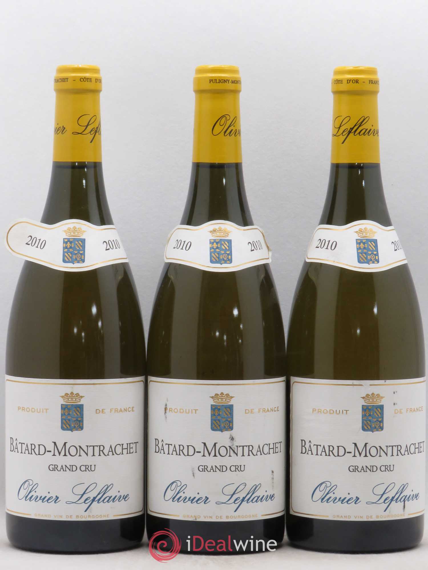 Bâtard-Montrachet Grand Cru Olivier Leflaive 2010 - Lot de 3 bouteilles - 0