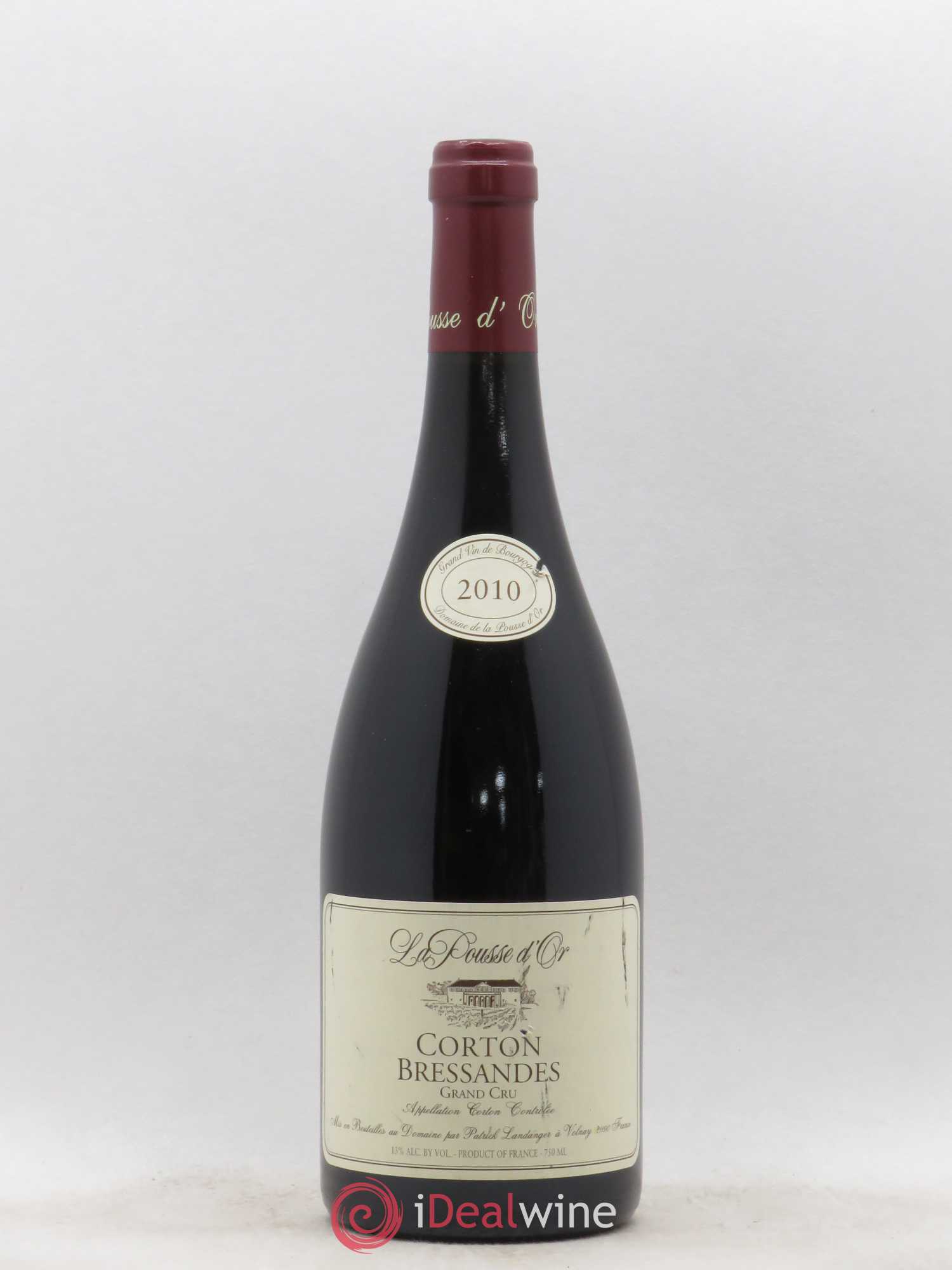 Corton Grand Cru Bressandes La Pousse d'Or (Domaine de) 2010 - Lot de 1 bouteille - 0