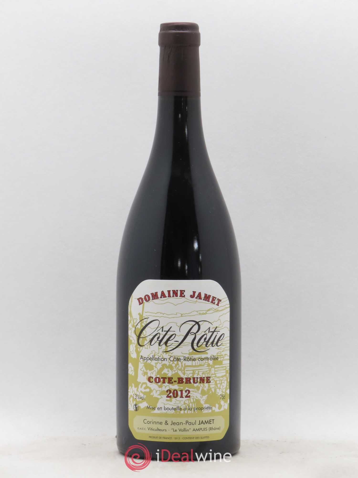 Côte-Rôtie Côte Brune Jamet (Domaine) 2012 - Lot de 1 bouteille - 0