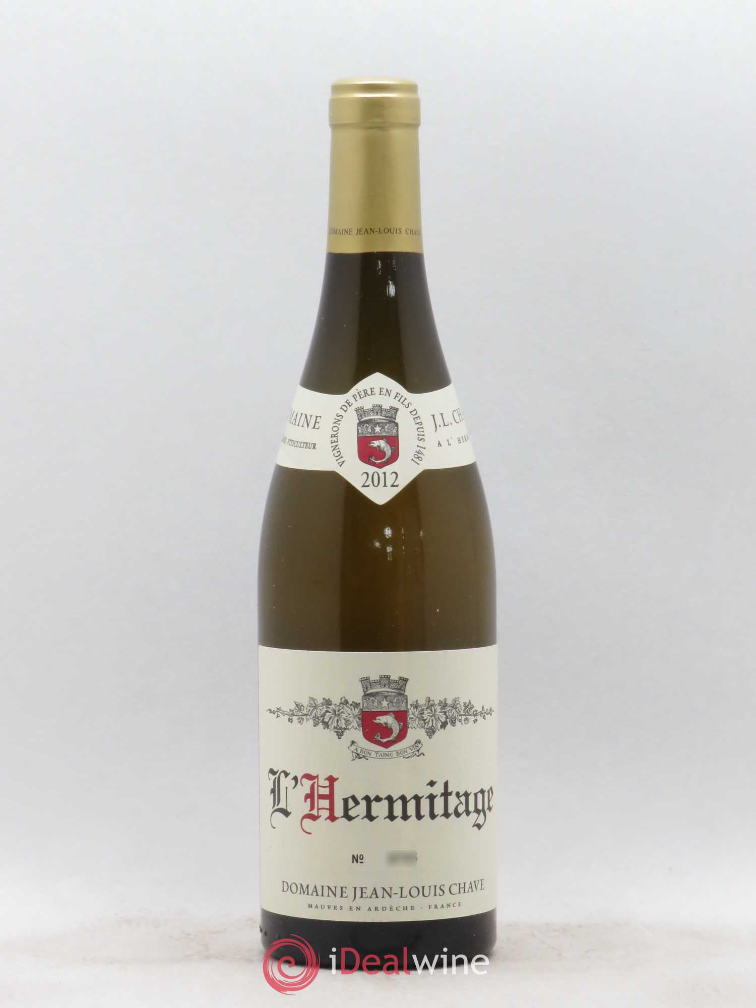 Hermitage Jean-Louis Chave 2012 - Lot de 1 bouteille - 0