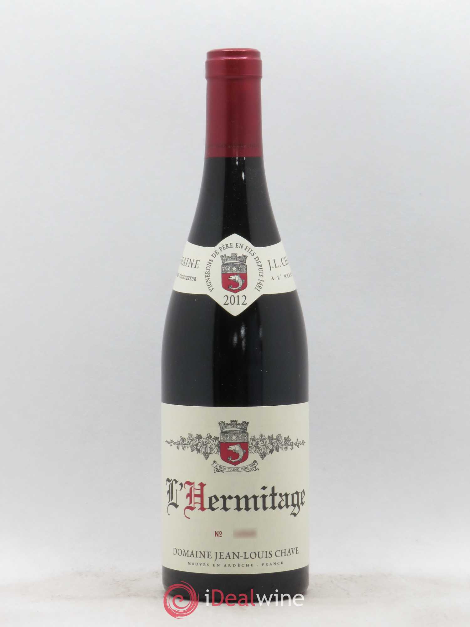 Hermitage Jean-Louis Chave 2012 - Lot de 1 bouteille - 0