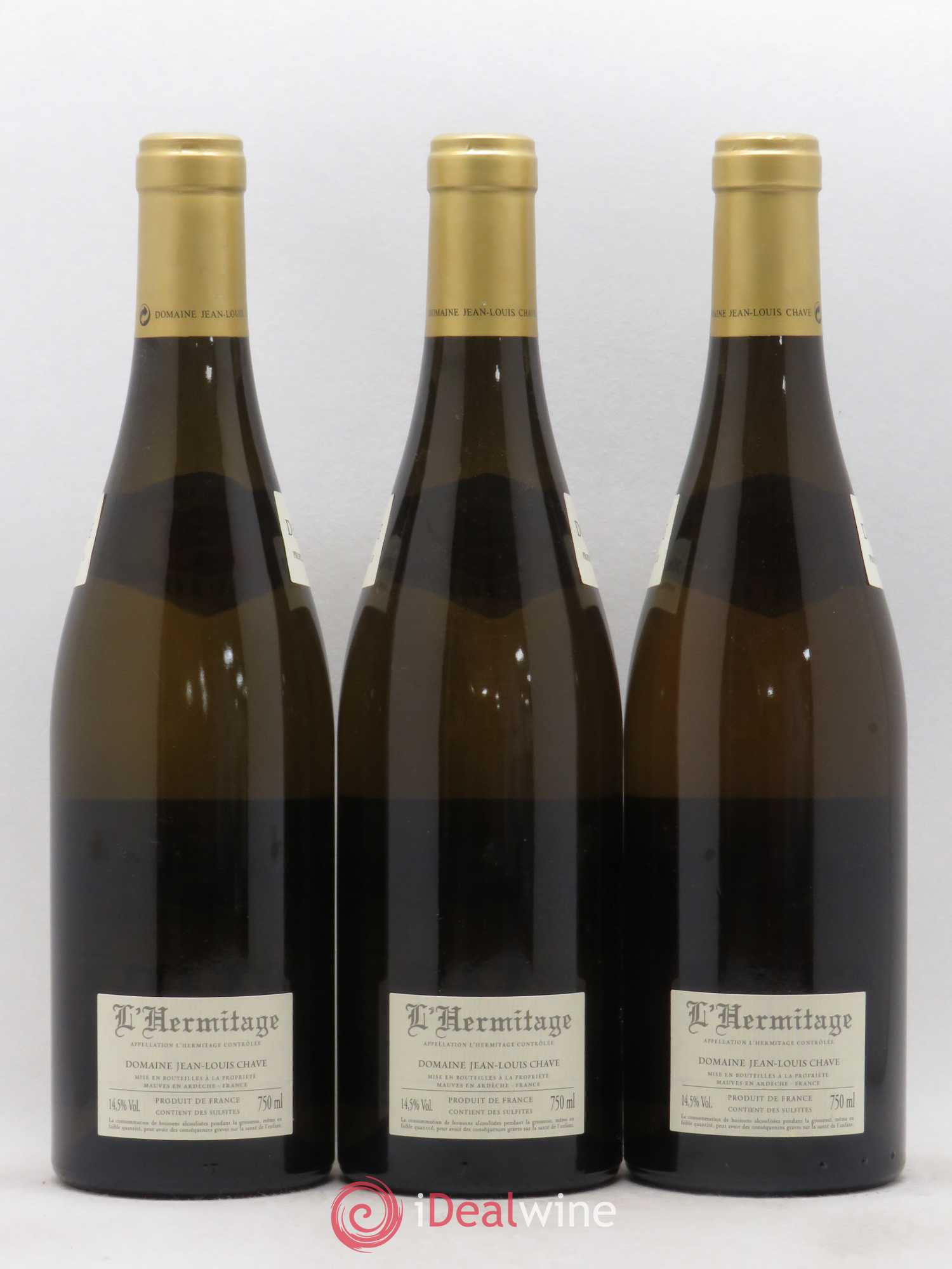 Hermitage Jean-Louis Chave 2010 - Lot de 3 bouteilles - 1