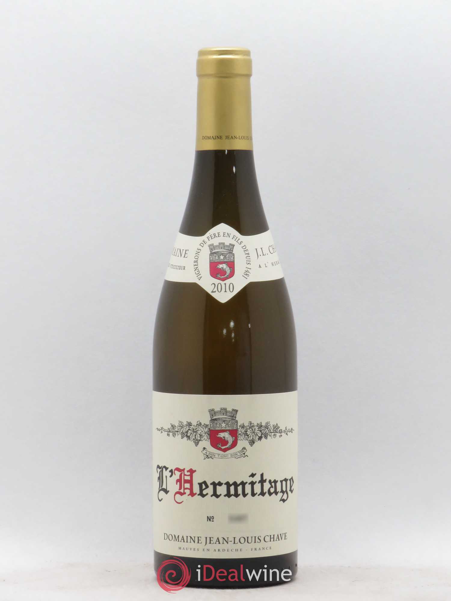 Hermitage Jean-Louis Chave 2010 - Lot de 1 bouteille - 0