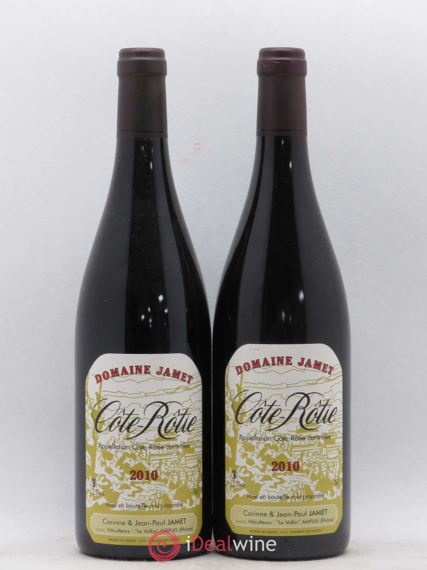 Côte-Rôtie Jamet (Domaine) 2010 - Lot de 2 bouteilles - 0