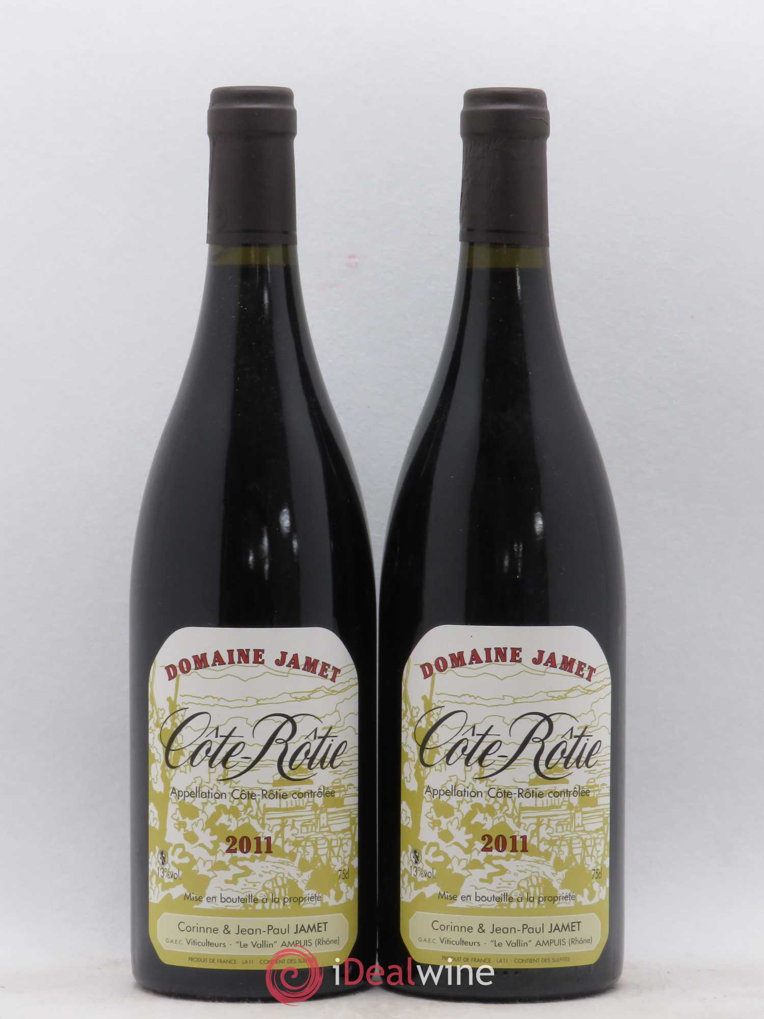 Côte-Rôtie Jamet (Domaine) 2011 - Lot de 2 bouteilles - 0